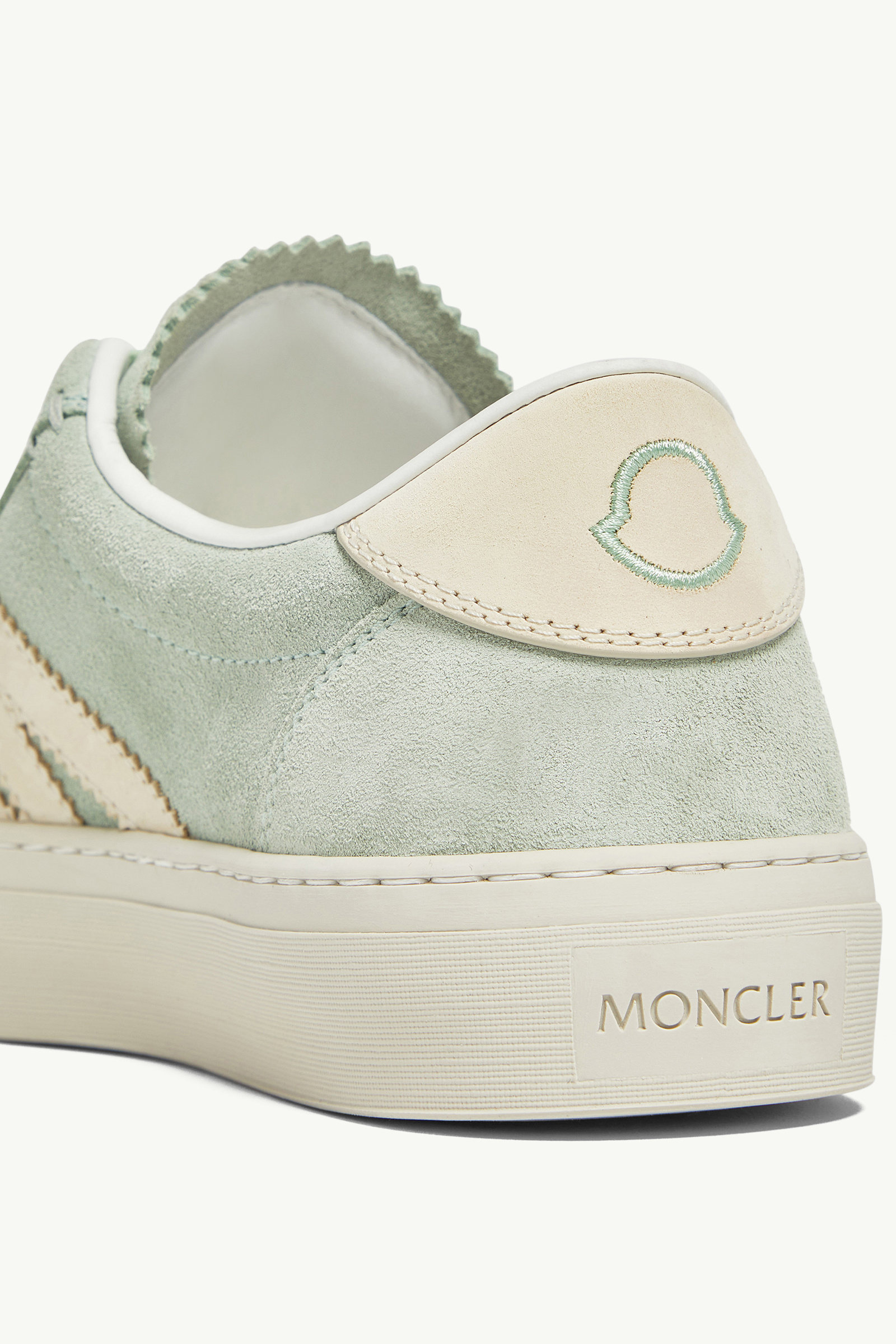 Monaco2 Sneaker aus Wild- und Nubukleder Damen Türkis Moncler 3