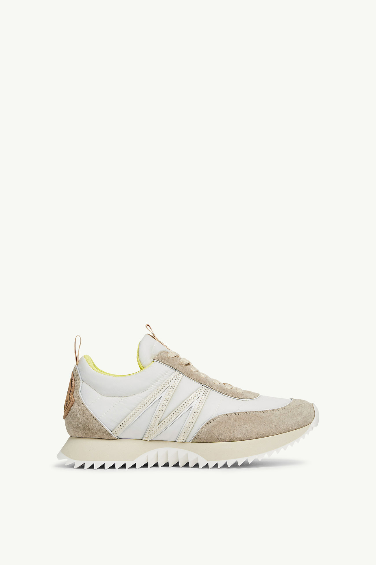 Pacey麂皮運動鞋 女士 米色和白色 Moncler 0