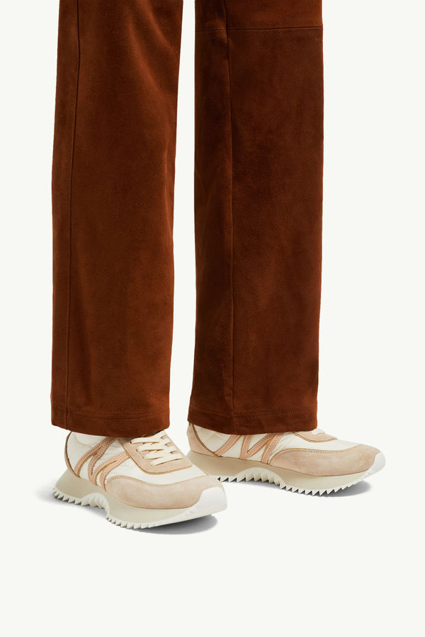 Sneakers Pacey en daim Femmes Blanc Ivoire Moncler 1