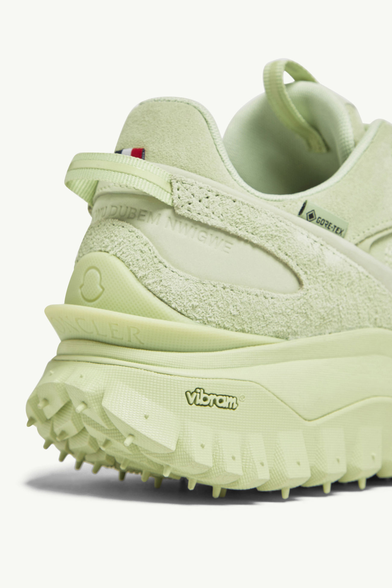 Sneaker Trailgrip Momint in nabuk e pelle scamosciata Donna Verde Pastello Moncler 3