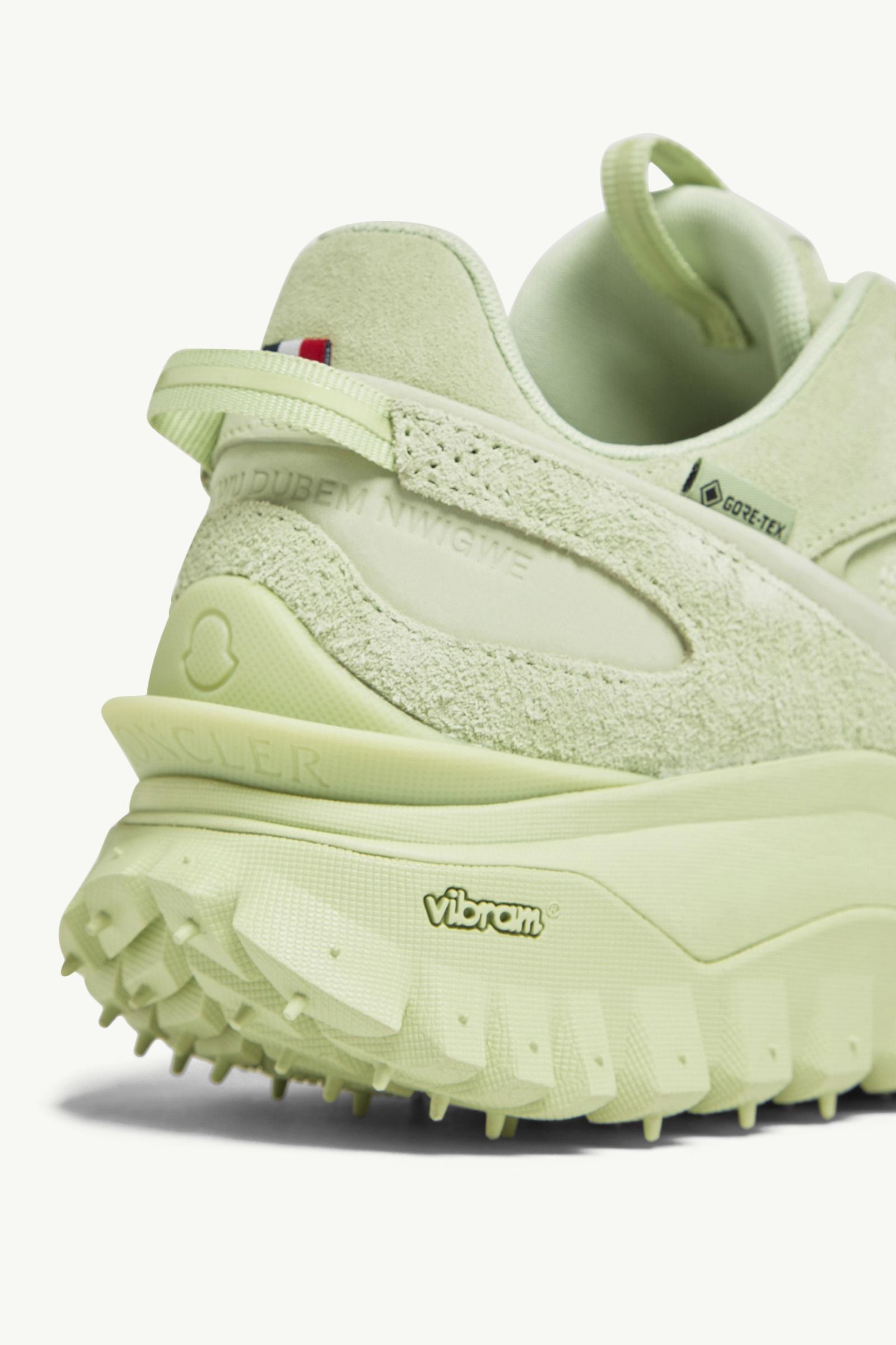 Pastel Green Trailgrip Momint Nubuck & Suede Sneakers - Sneakers