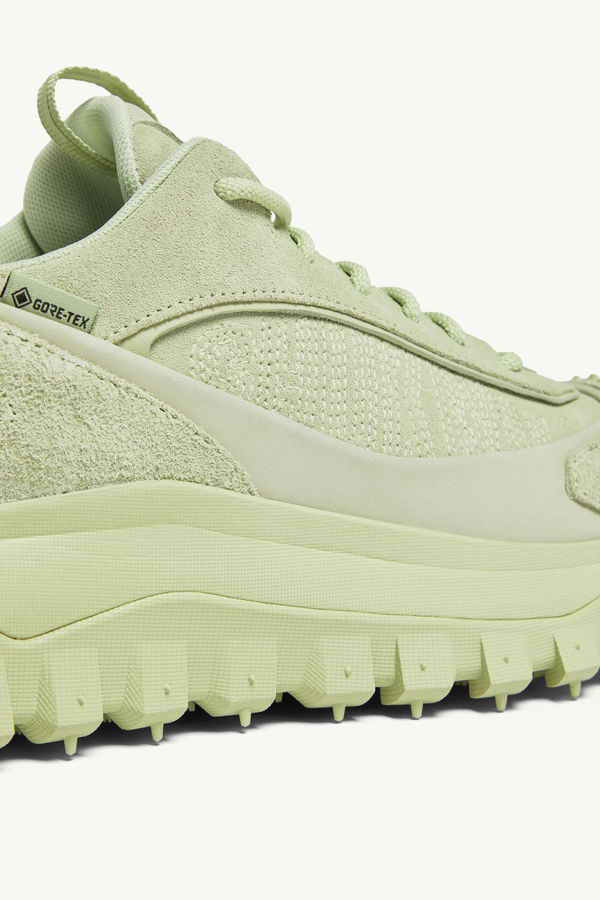 Trailgrip Momint Nubuck & Suede Trainers Women Pastel Green Moncler 6