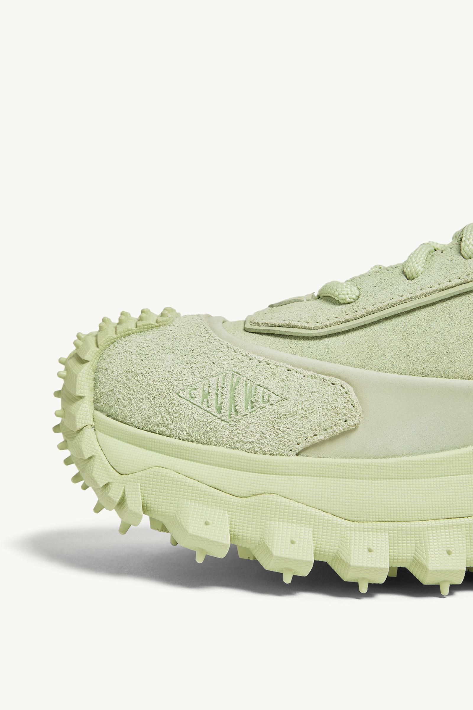 モンクレール×トベ ンウィーグウェ*Trailgrip Momintレディース Pastel Green Trailgrip Momint Nubuck & Suede Sneakers