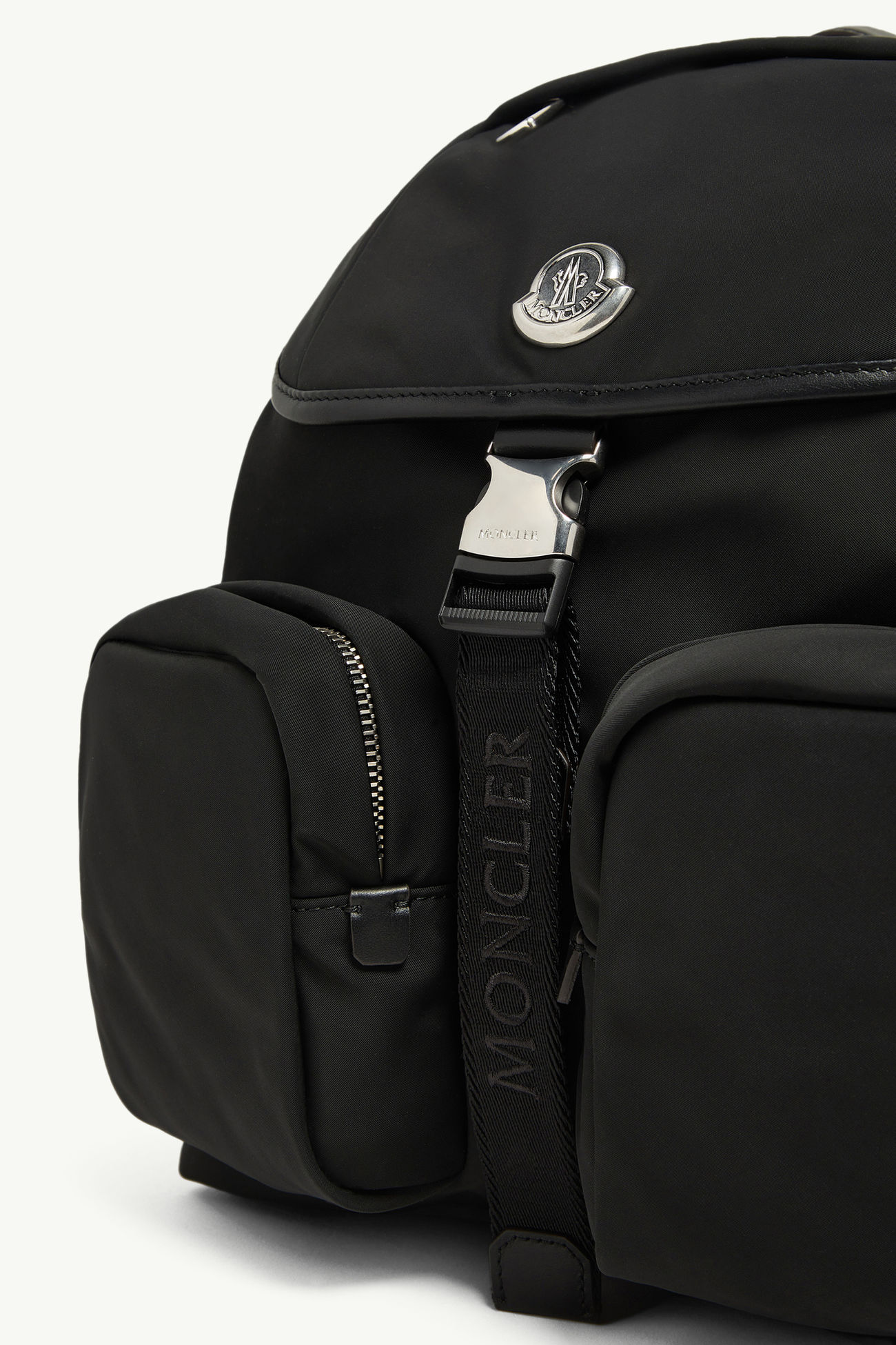 New Trick wasserabweisender Rucksack Damen Schwarz Moncler 5