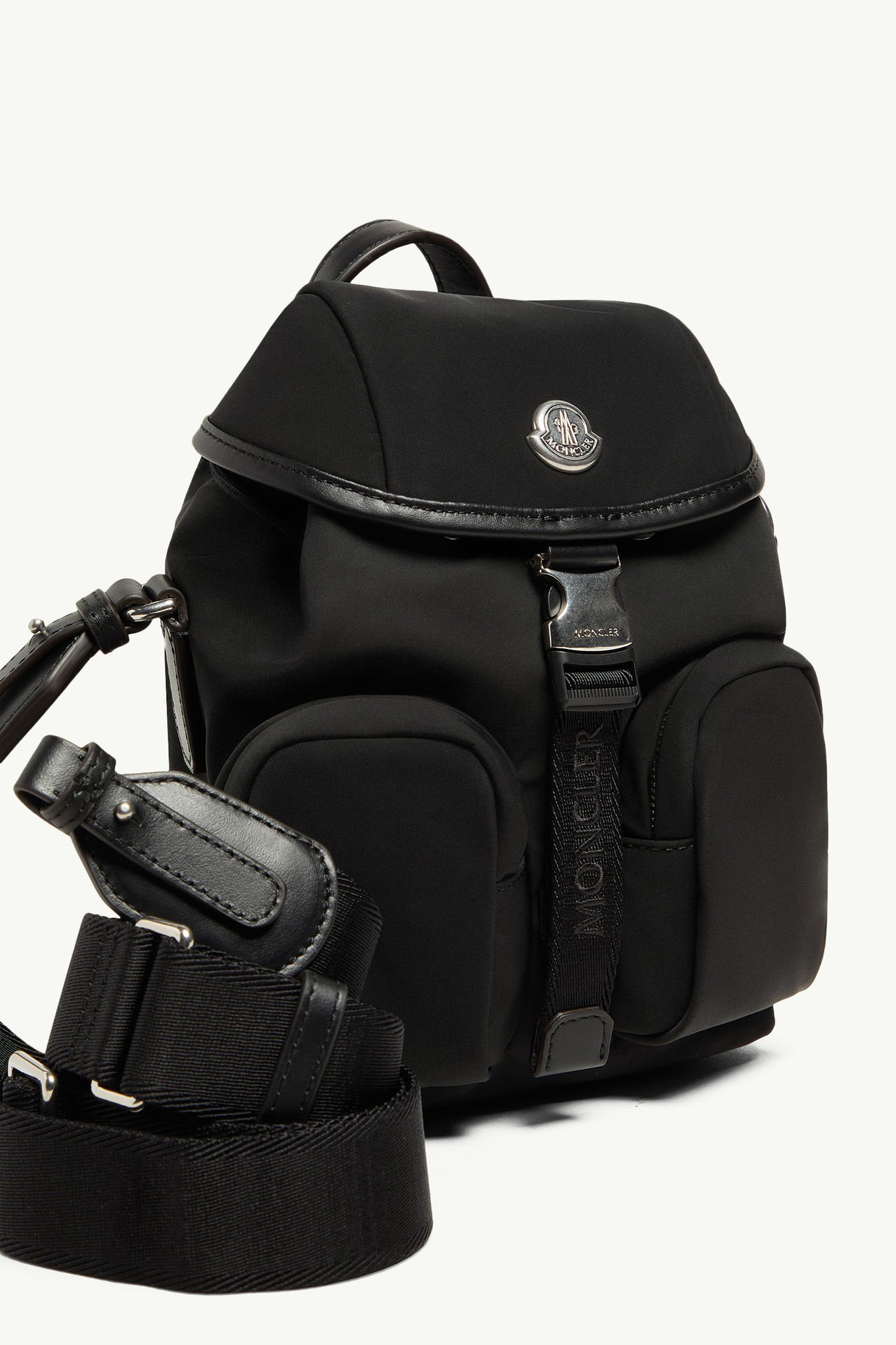 Mini Trick Water-Repellent Crossbody Bag Women Black Moncler 2