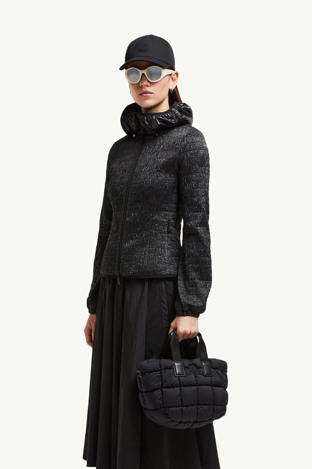 Caradoc Water-Repellent Mini Tote Bag Women Black Moncler 1