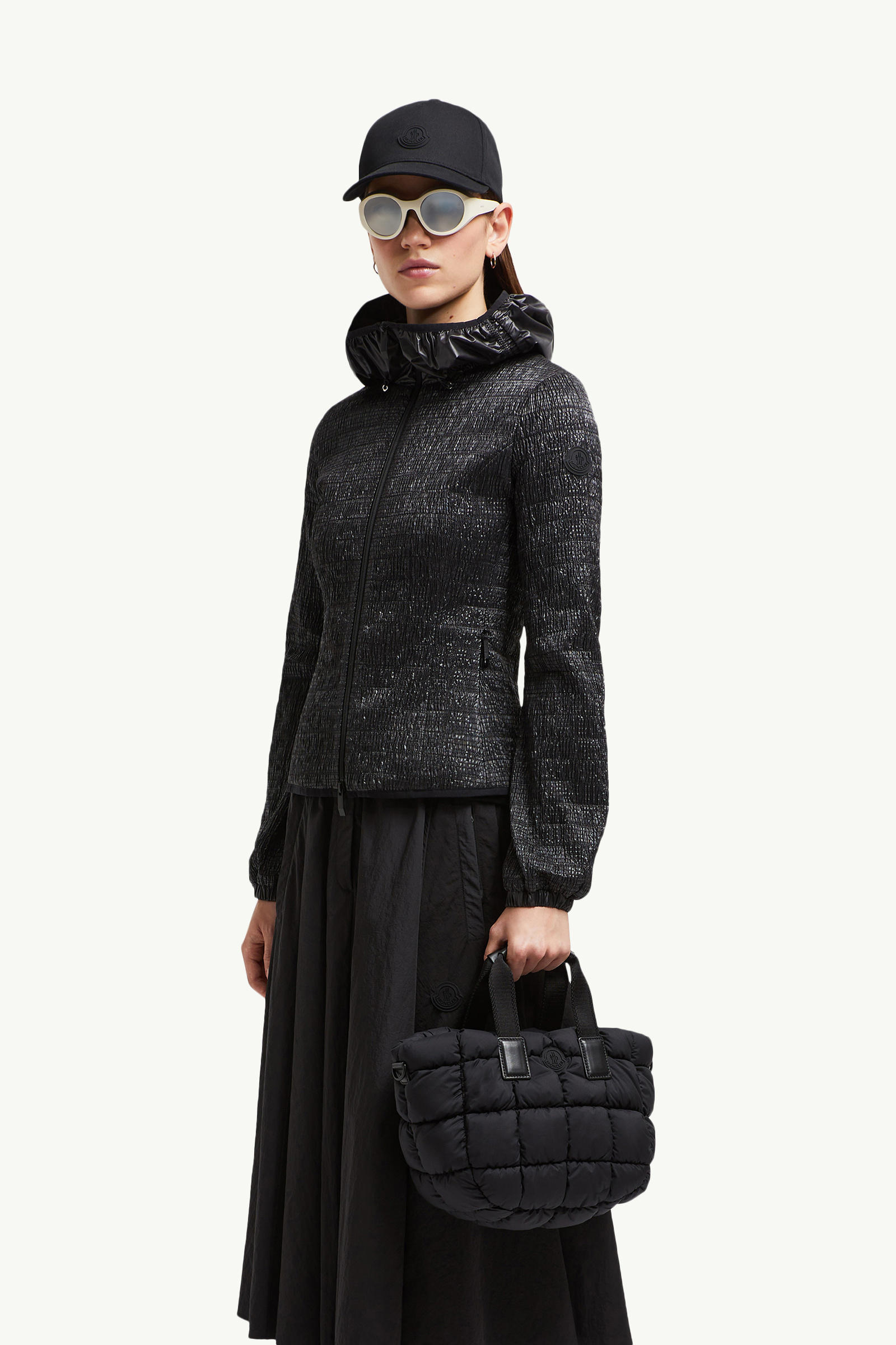 Caradoc Water-Repellent Mini Tote Bag Women Black Moncler 1