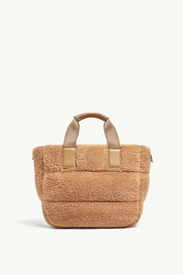 Caradoc Teddy Mini Tote Bag Damen Camel-Beige Moncler 3