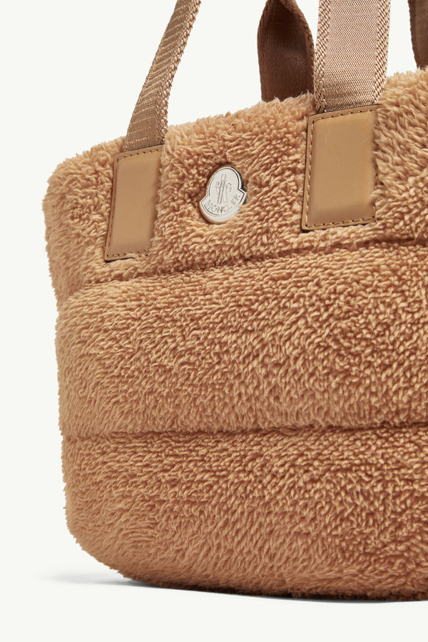 Caradoc Teddy Mini Tote Bag Damen Camel-Beige Moncler 5