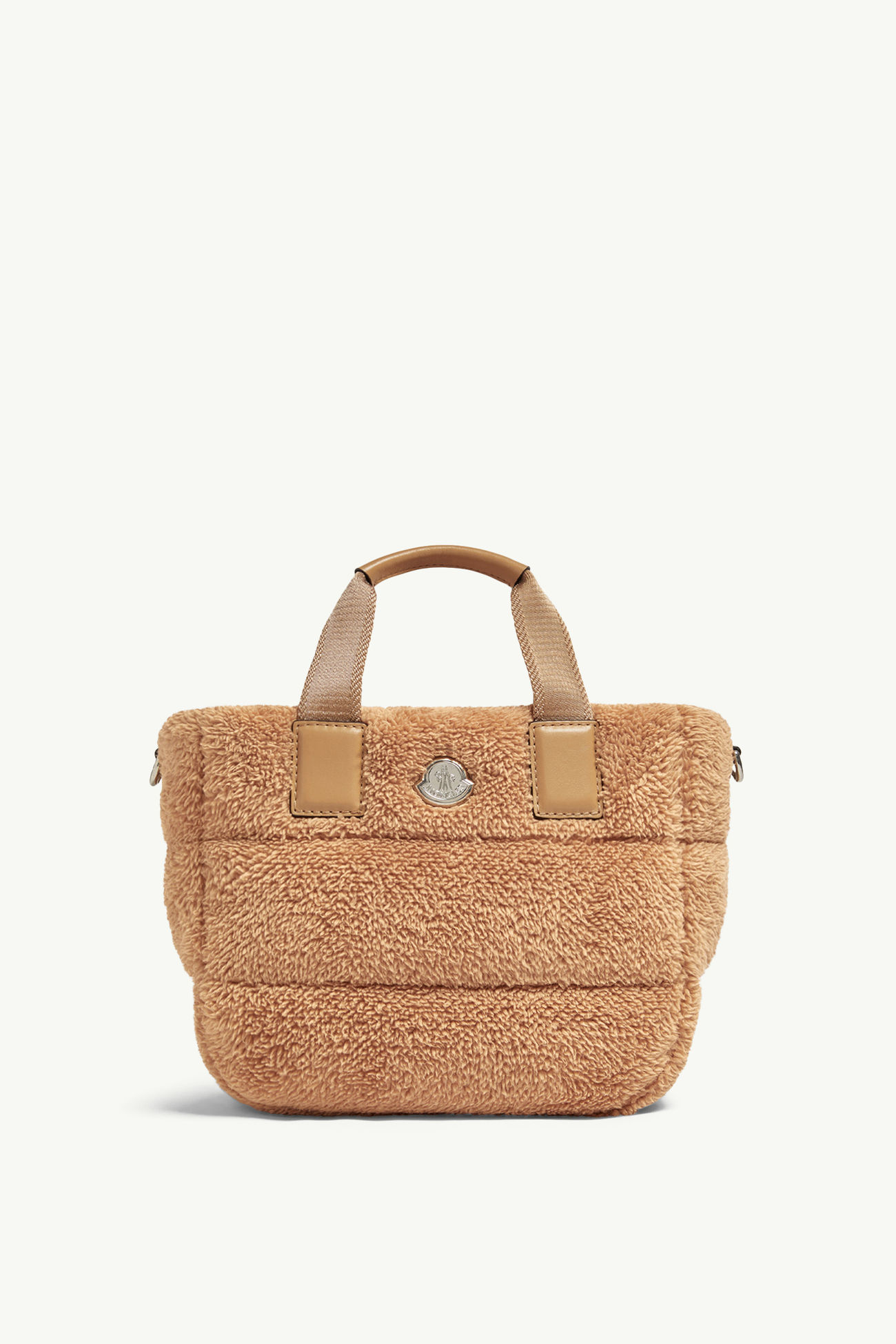 Caradoc Teddy Mini Tote Bag Women Camel Beige Moncler 0