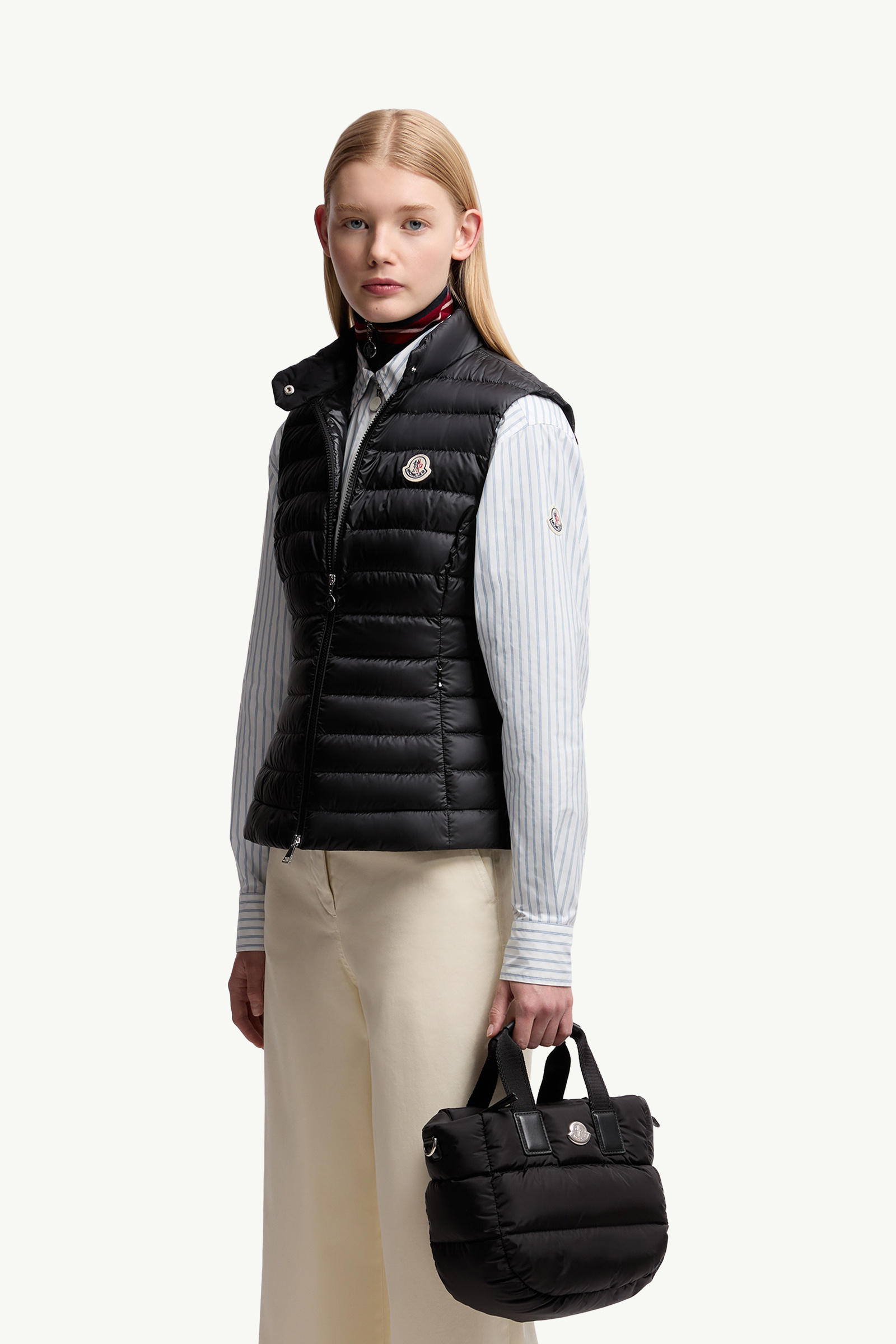 Caradoc Water-Repellent Mini Tote Bag Women Black Moncler 1