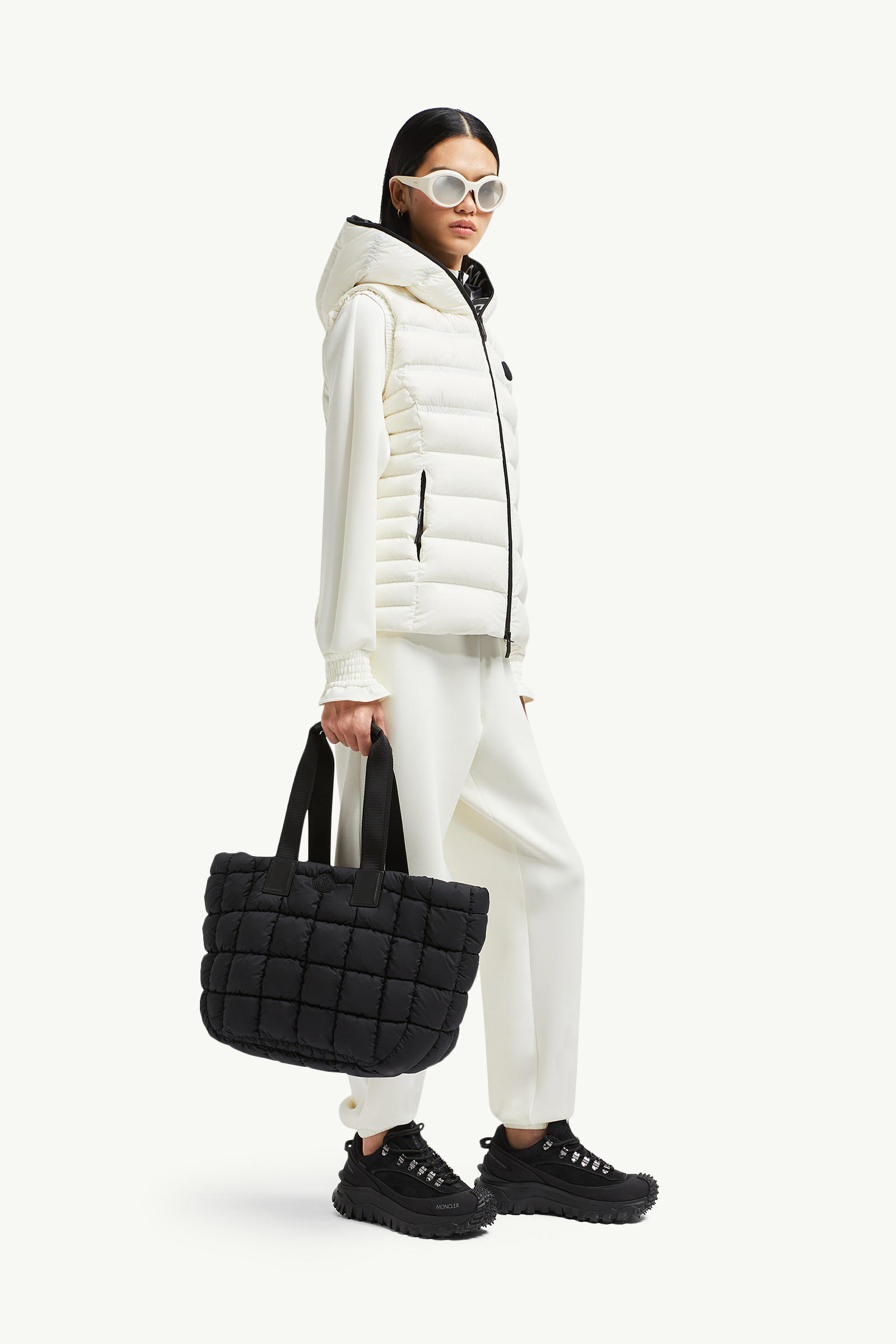 Borsa tote Caradoc idrorepellente Donna Nero Moncler 1