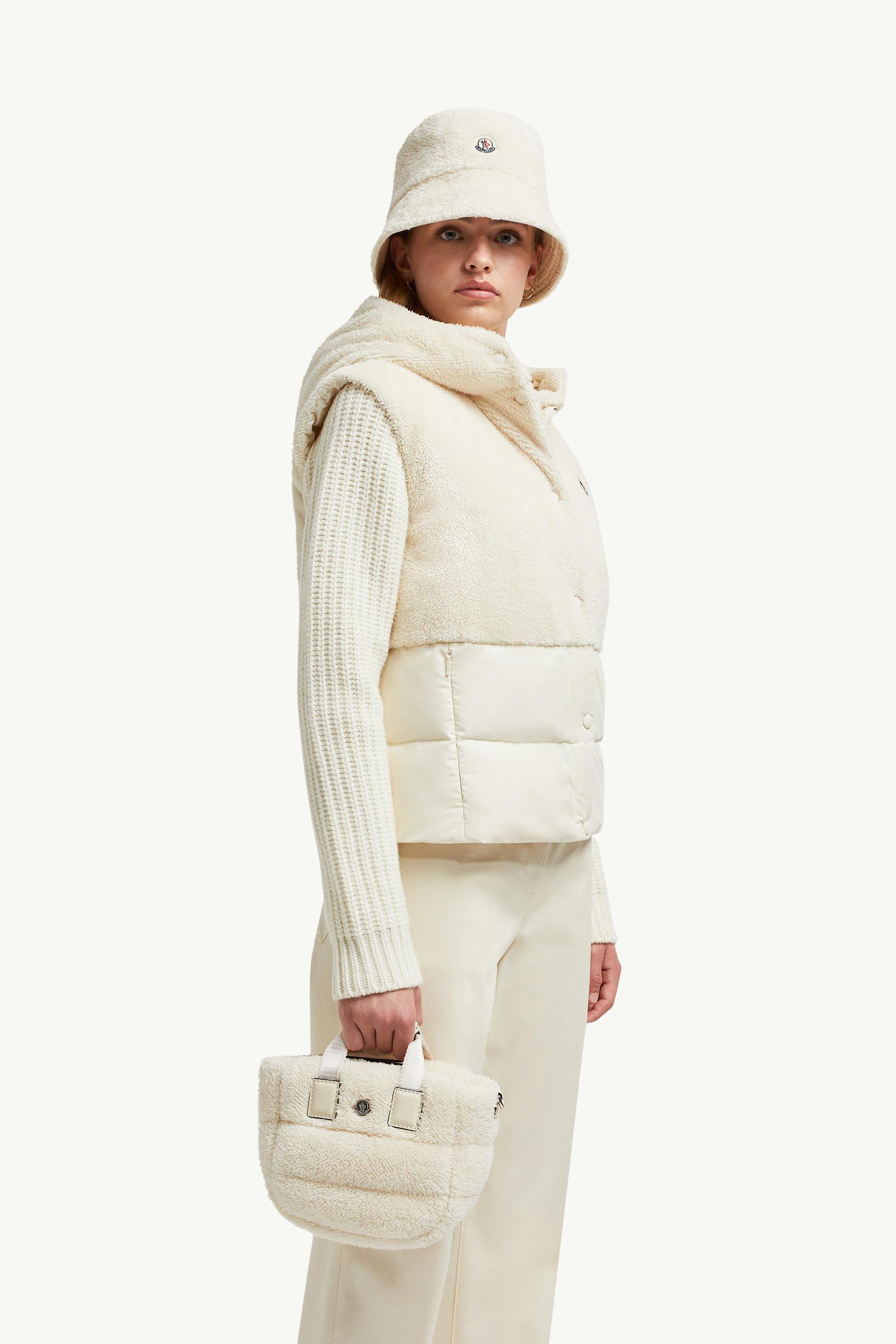 Caradoc Shearling Mini Tote Women White Moncler 1
