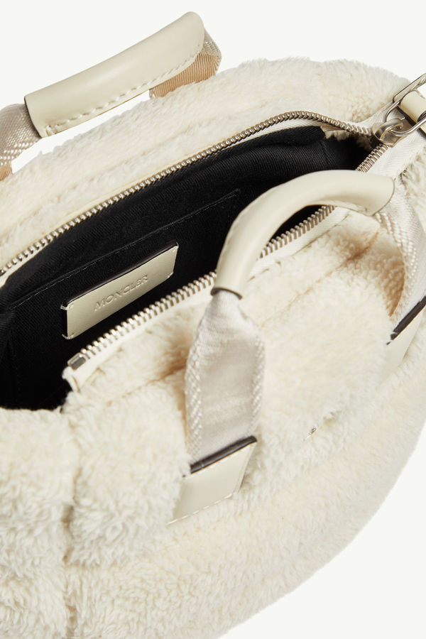 Caradoc Shearling Mini Tote Women White Moncler 4