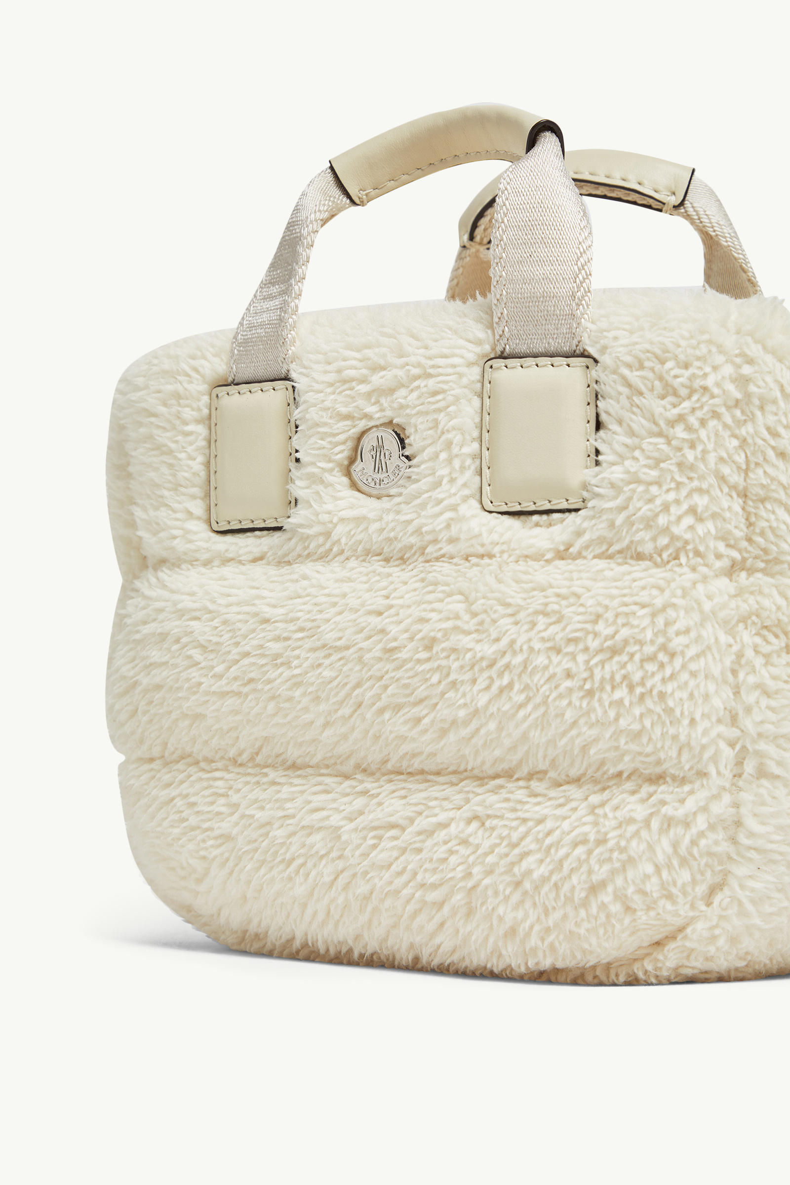 Caradoc Shearling Mini Tote Women White Moncler 5