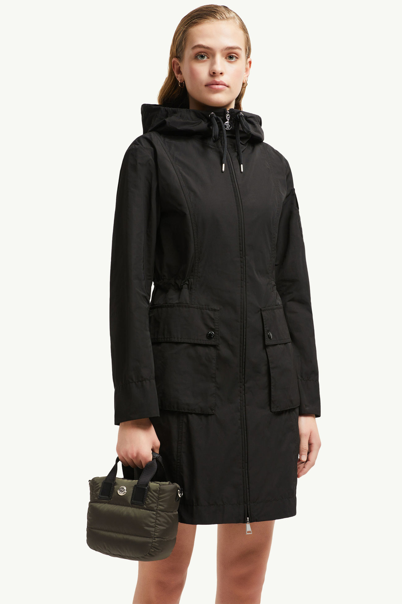 Caradoc Water-Repellent Micro Tote Bag Women Dark Green Moncler 1