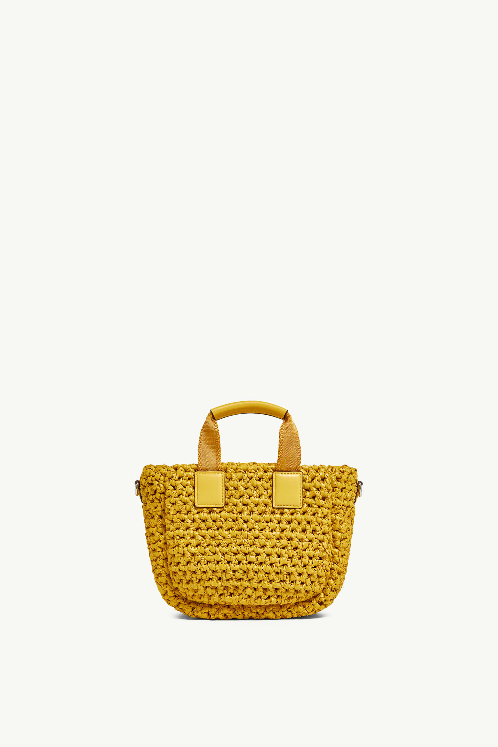 Caradoc gewebte Micro Tote Bag Damen Gelb Moncler 3