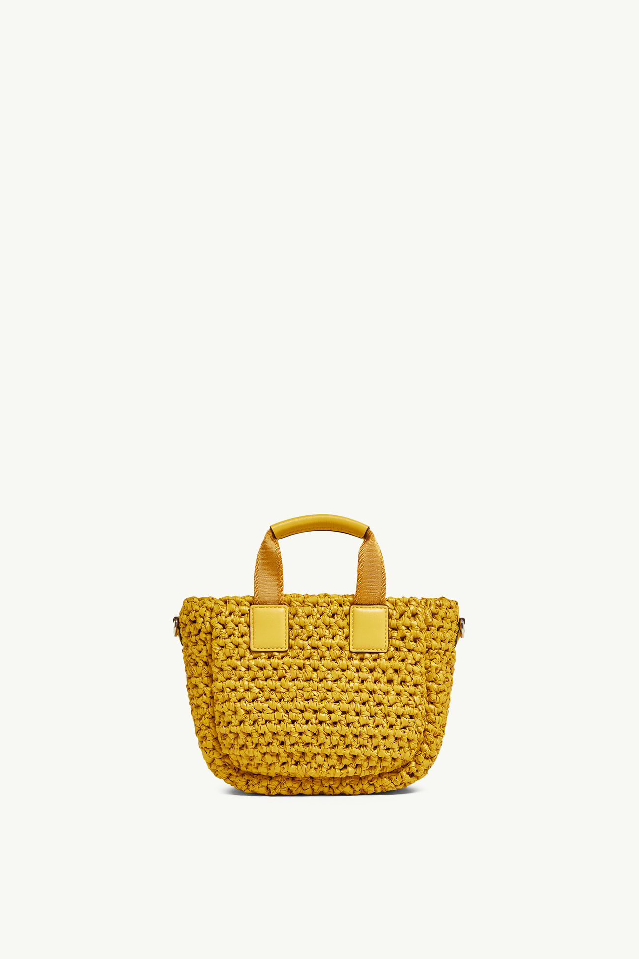 Caradoc Woven Micro Tote Bag Women Yellow Moncler 3