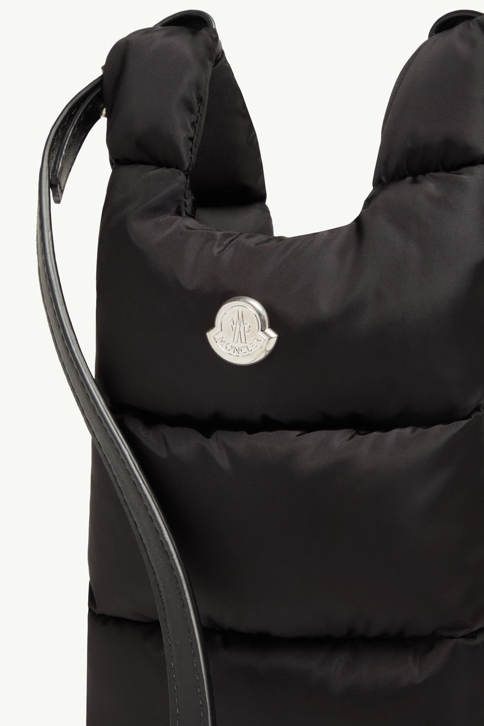 Kleine, legere wasserabweisende Umhängetasche Damen Schwarz Moncler 5