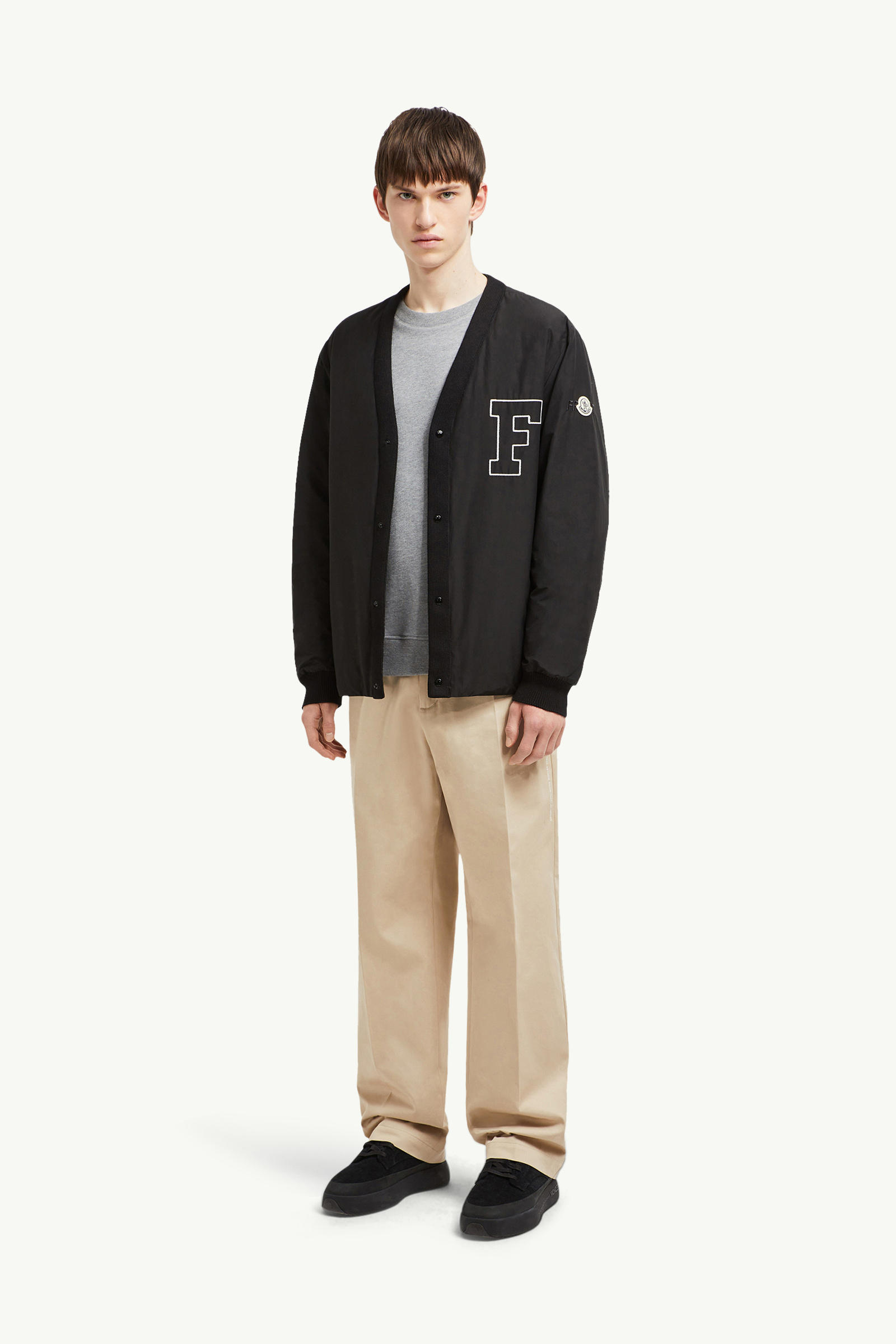 Moncler x FRGMT Anise男士短款羽绒夹克外套 男士 黑色 Moncler 0
