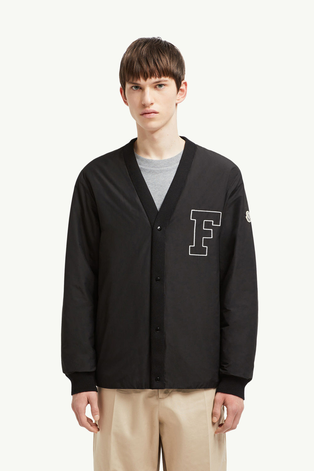 Moncler x FRGMT Anise Short Down Jacket Men Black Moncler 3