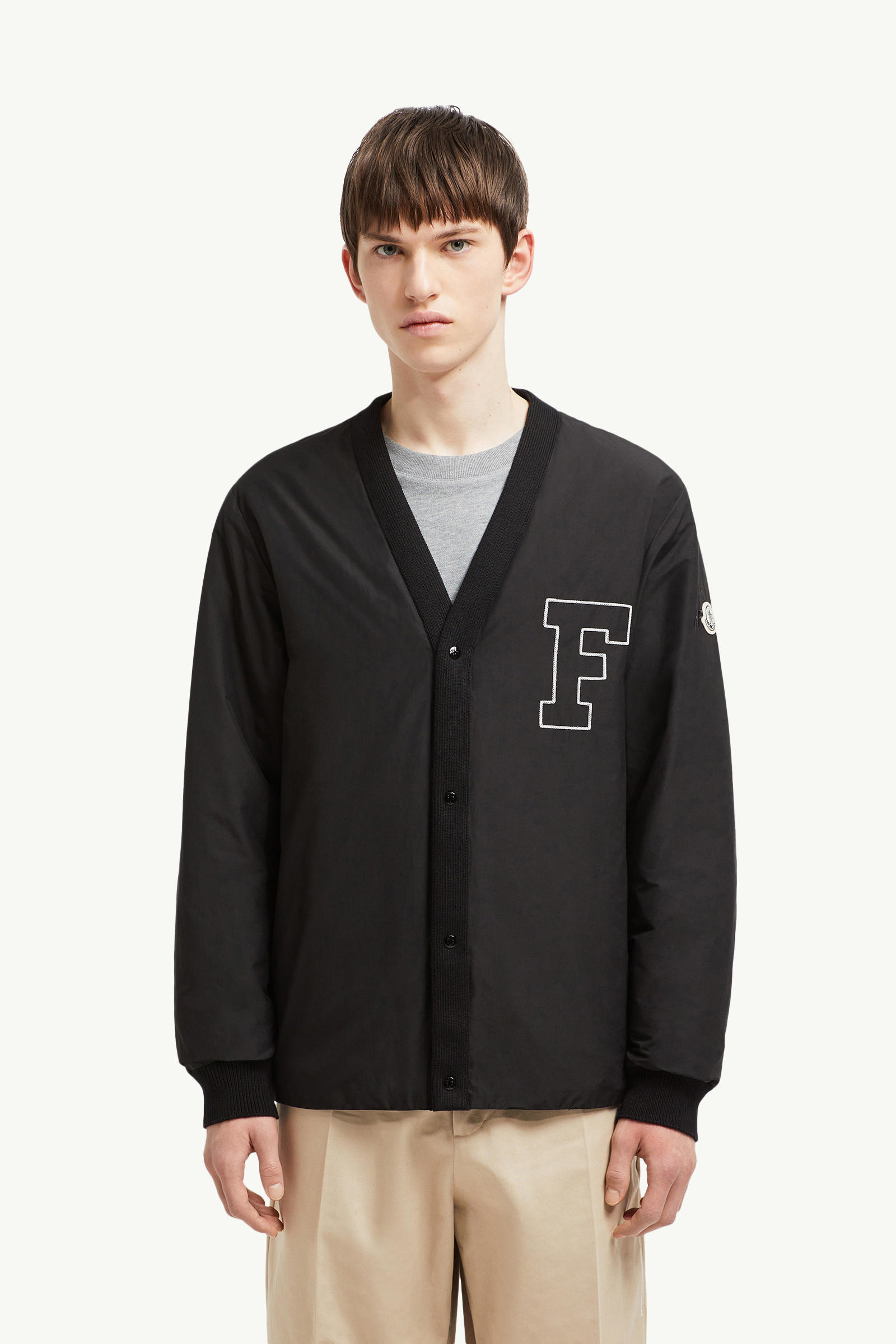 Moncler x FRGMT Anise Short Down Jacket Men Black Moncler 3