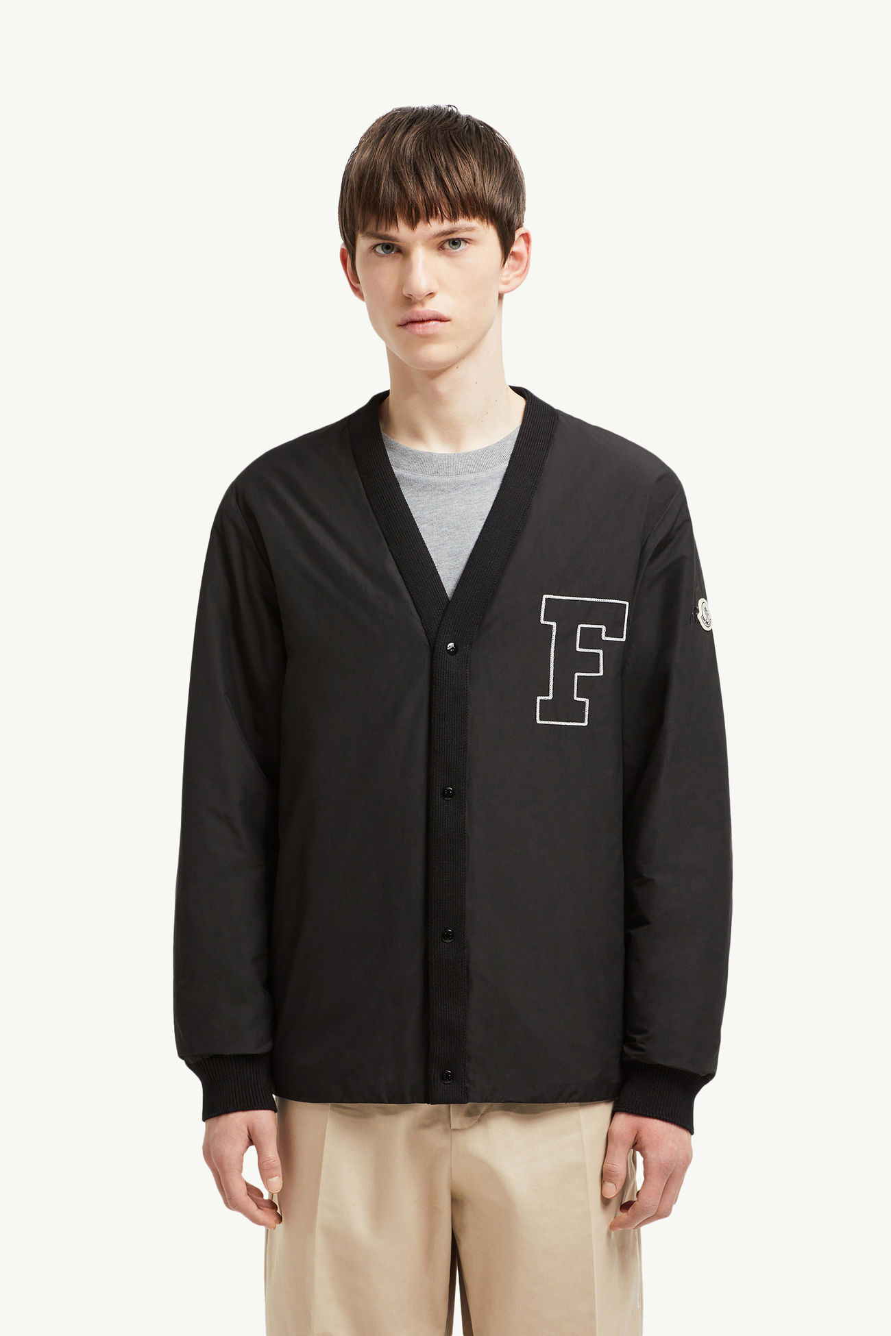 Plumífero corto Moncler x FRGMT Anise Hombre Negro Moncler 3