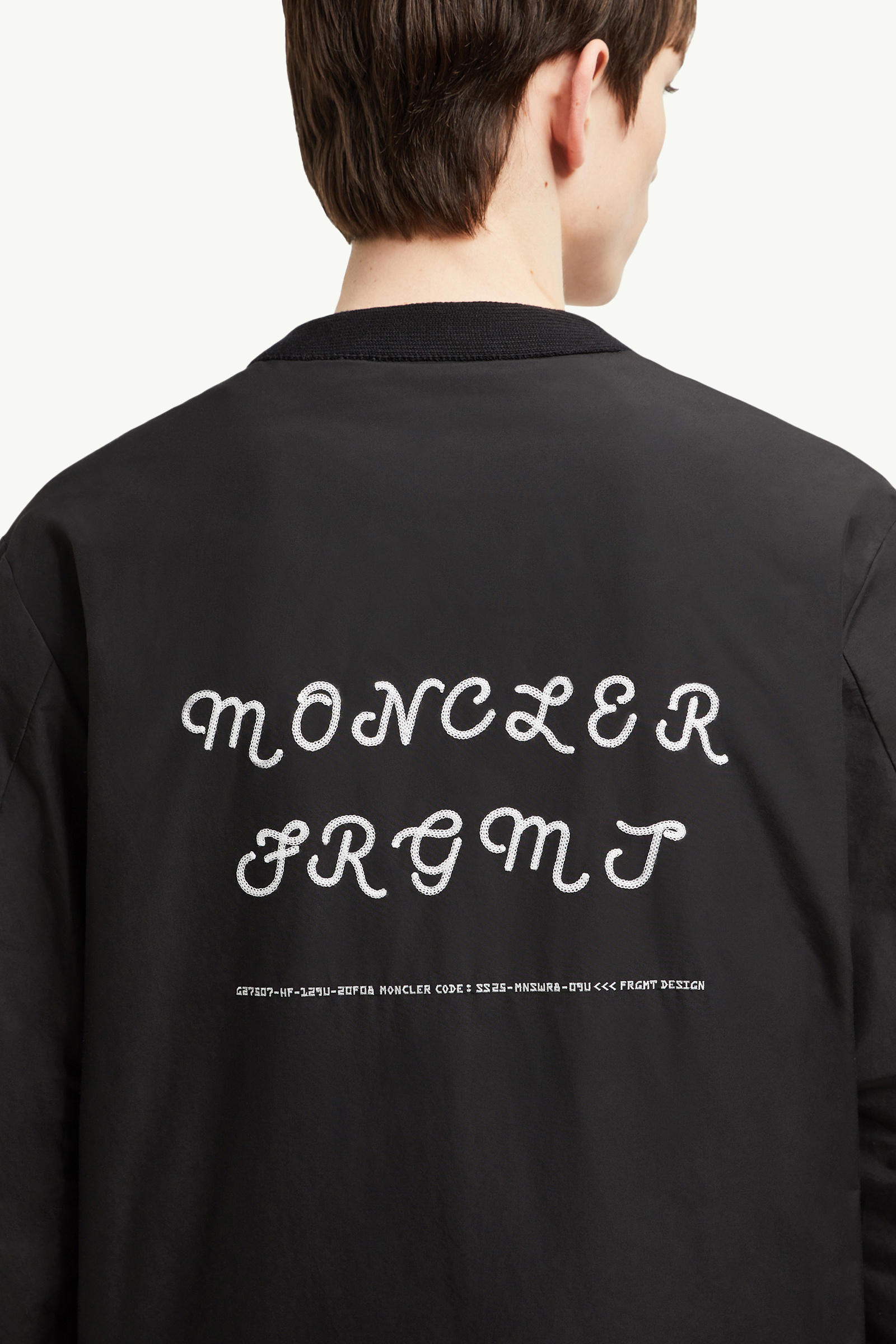 Moncler x FRGMT Anise Short Down Jacket Men Black Moncler 5