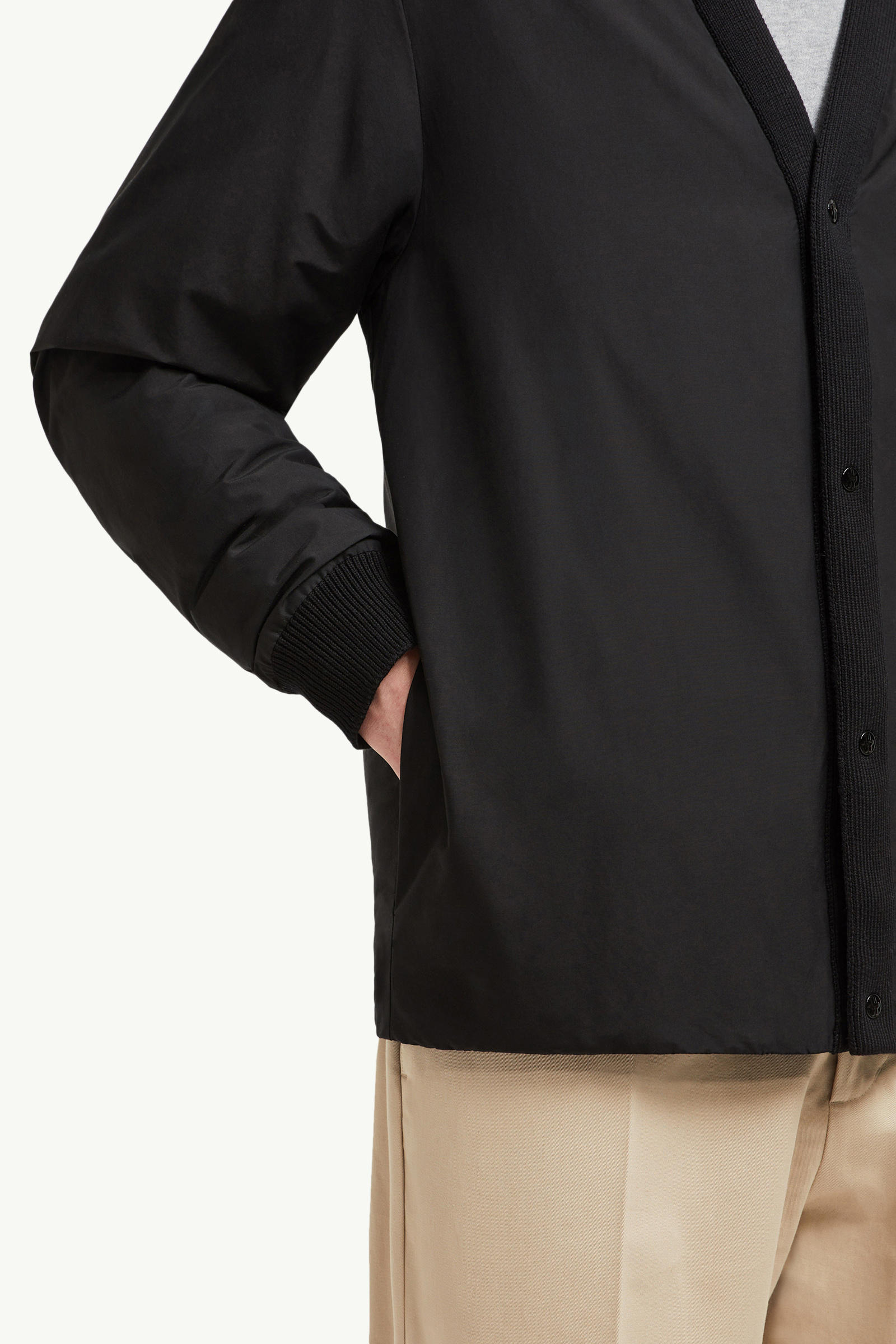 Moncler x FRGMT Anise Short Down Jacket Men Black Moncler 6