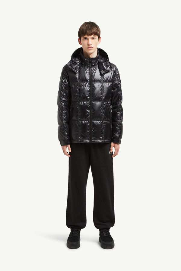 Moncler x FRGMT Chaka Hooded Short Down Jacket Men Black Moncler 0