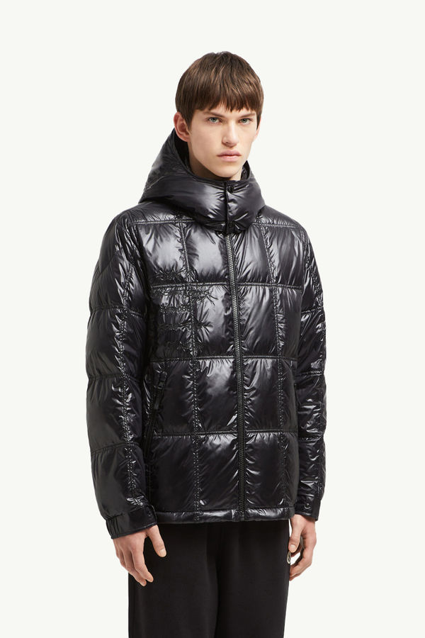 Moncler x FRGMT Chaka Hooded Short Down Jacket Men Black Moncler 3