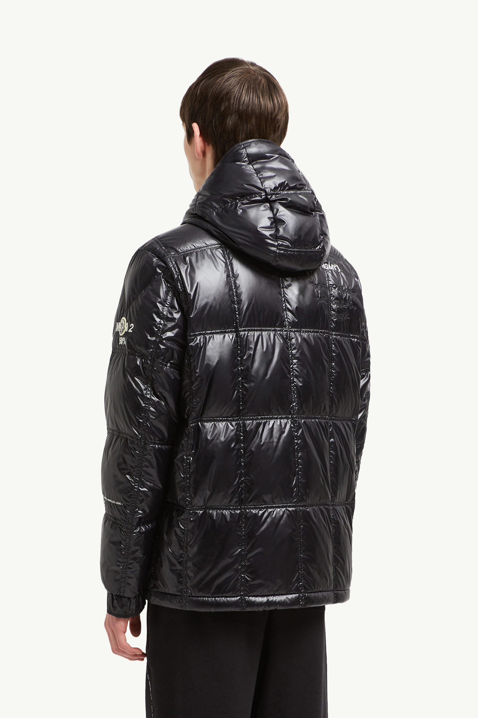 Moncler x FRGMT Chaka男士连帽短款羽绒夹克外套 男士 黑色 Moncler 4