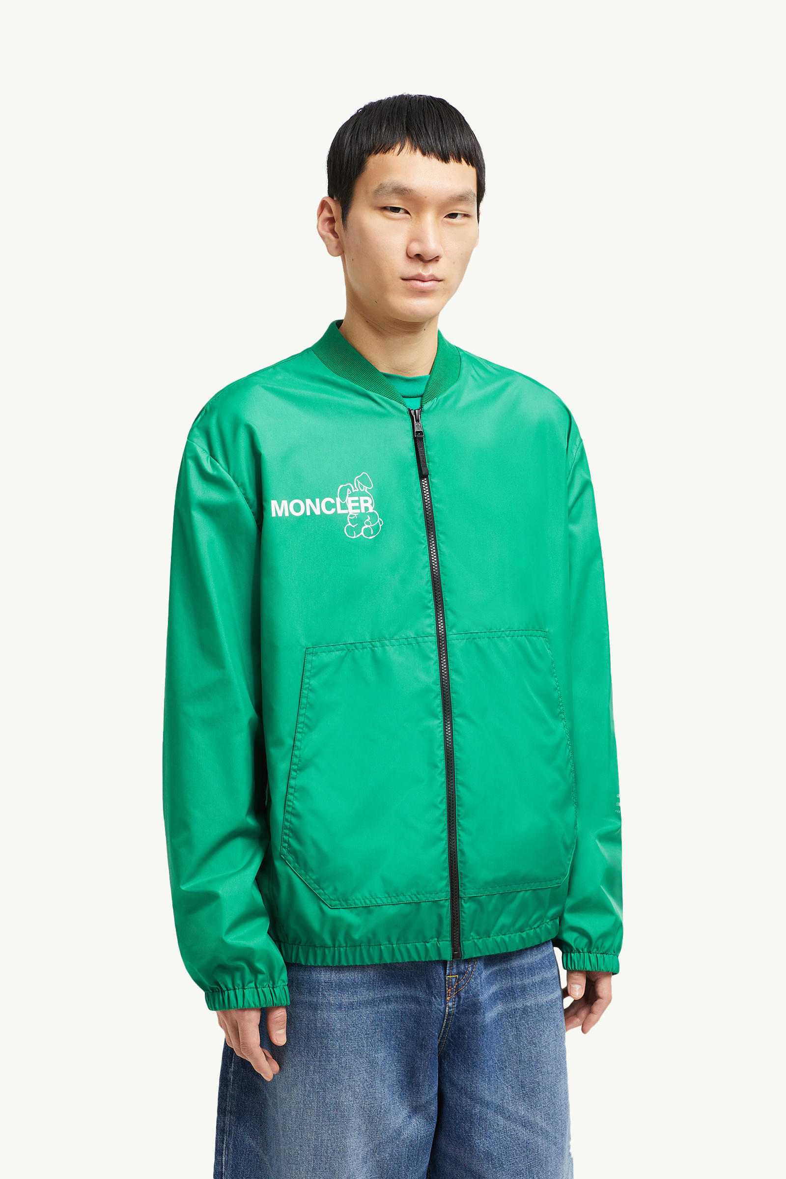 Moncler x FRGMT Ostria Bomber Jacket Men Leaf Green Moncler 3