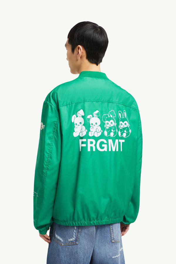 Moncler x FRGMT Ostria Bomber Jacket Men Leaf Green Moncler 4