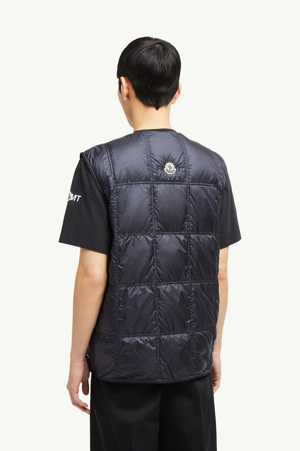 Moncler x FRGMT Vaile男士可折叠羽绒马甲 男士 海军蓝色 Moncler 4