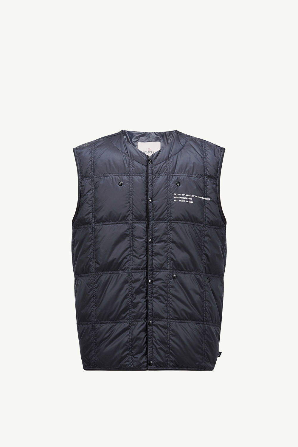 Moncler x FRGMT Vaile Packable Down Gilet Men Navy Blue Moncler 2