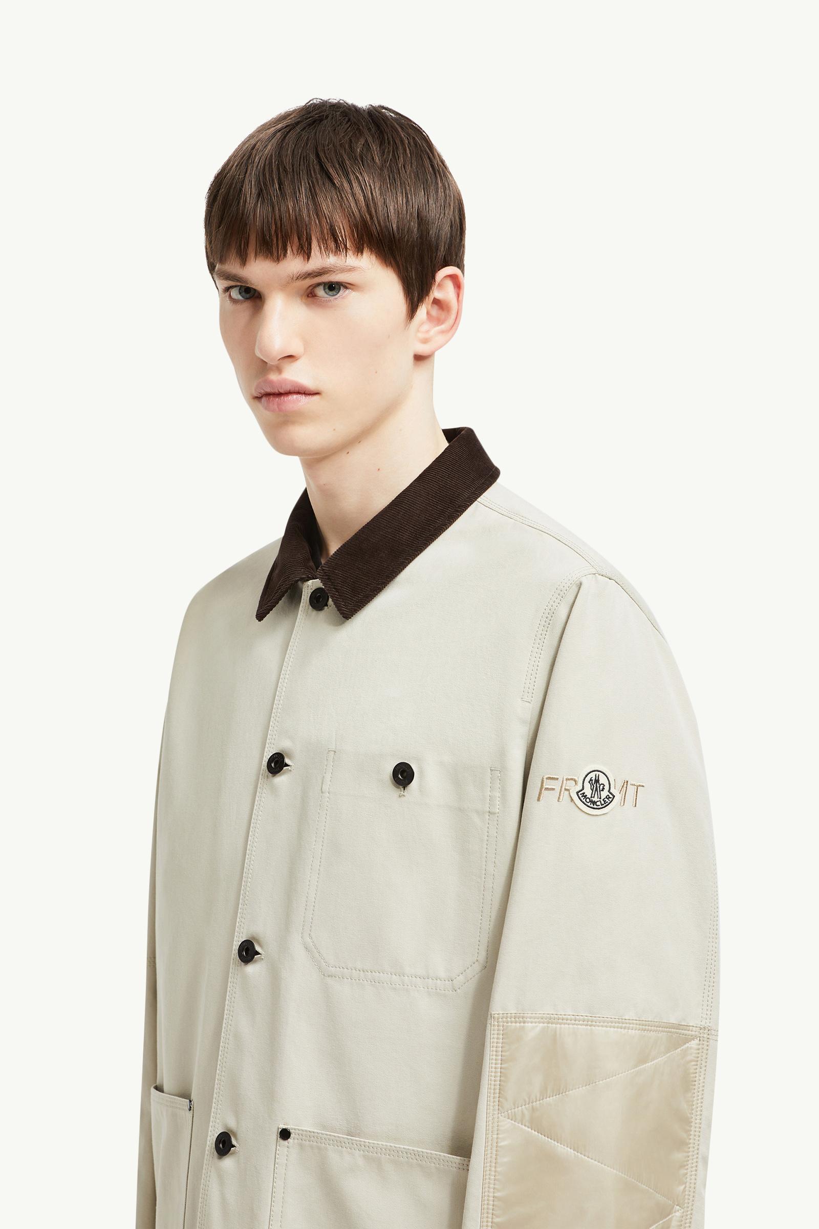 Moncler x FRGMT Geike Cotton Shirt Jacket Men Beige Moncler 1