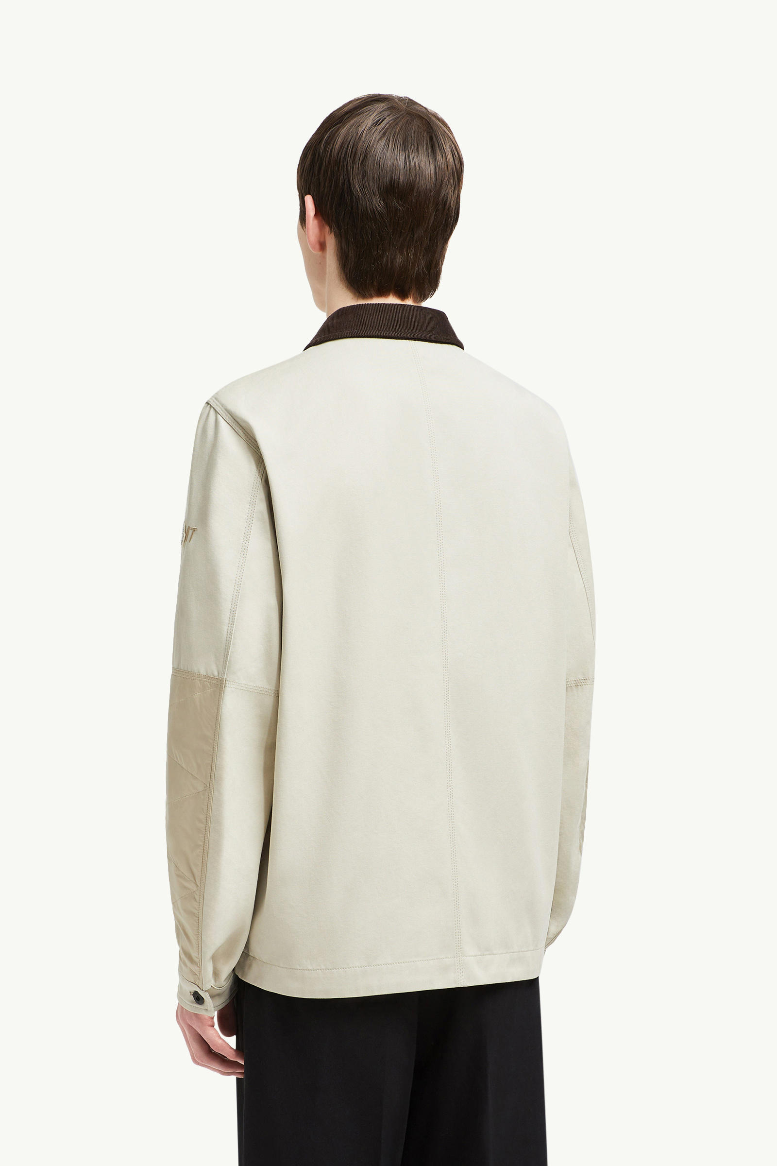 Moncler x FRGMT Geike Cotton Shirt Jacket Men Beige Moncler 4