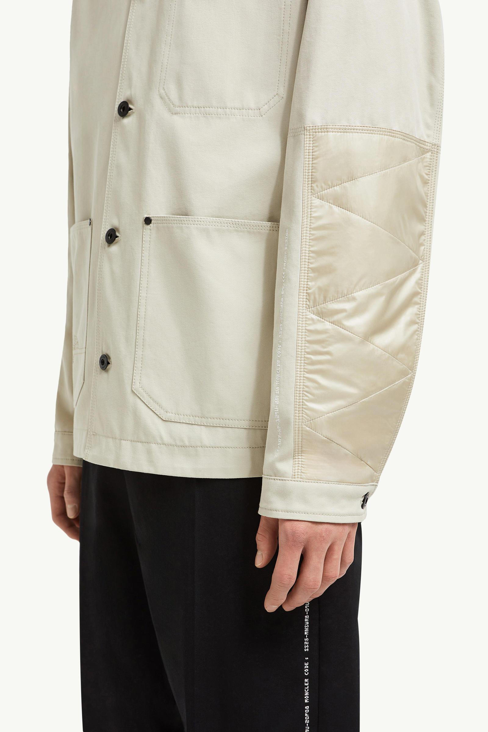 Moncler x FRGMT Geike男士棉质衬衫式夹克外套 男士 米色 Moncler 5