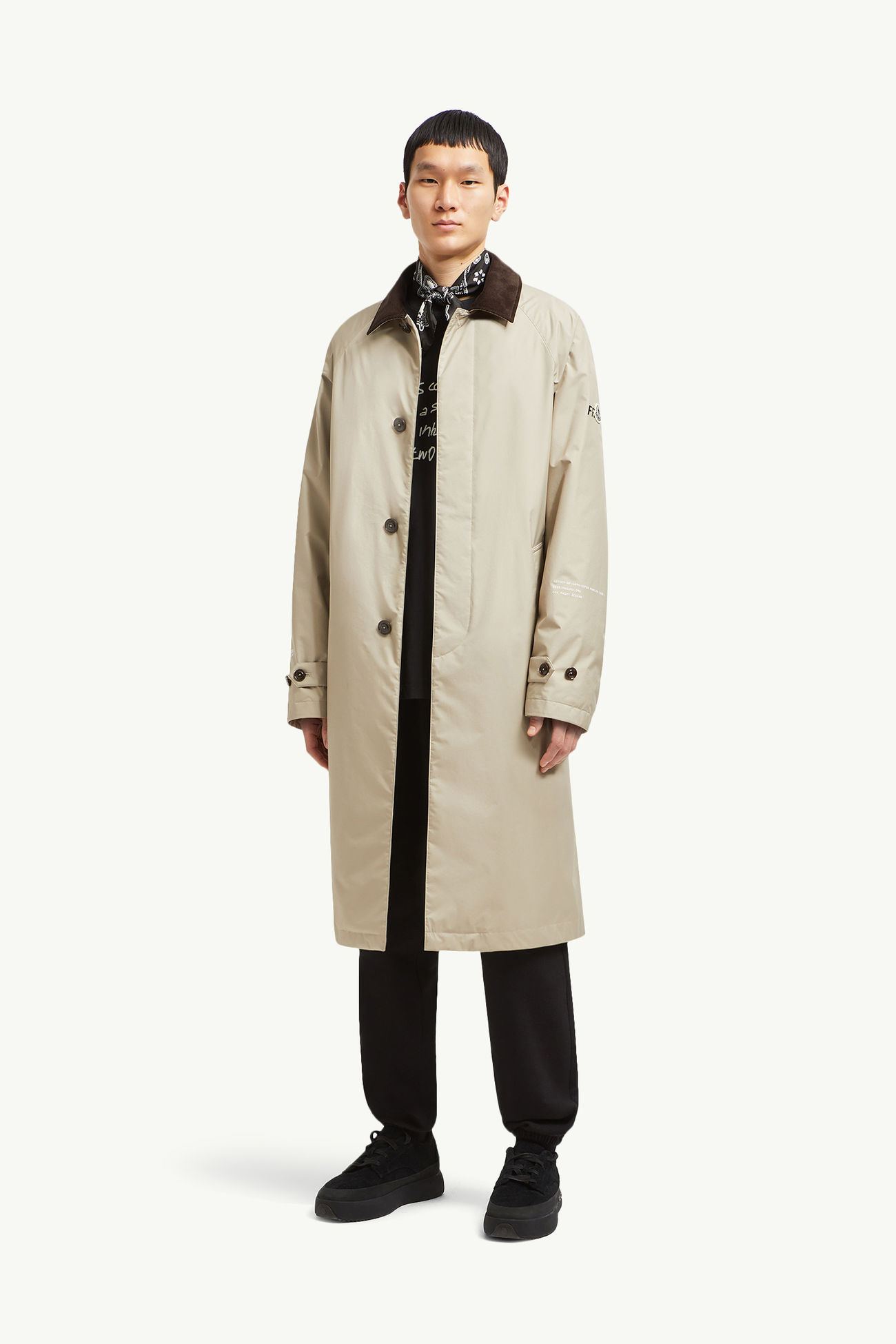 Moncler x FRGMT Nabeh GORE-TEX INFINIUM™风衣 男士 米色 Moncler 0
