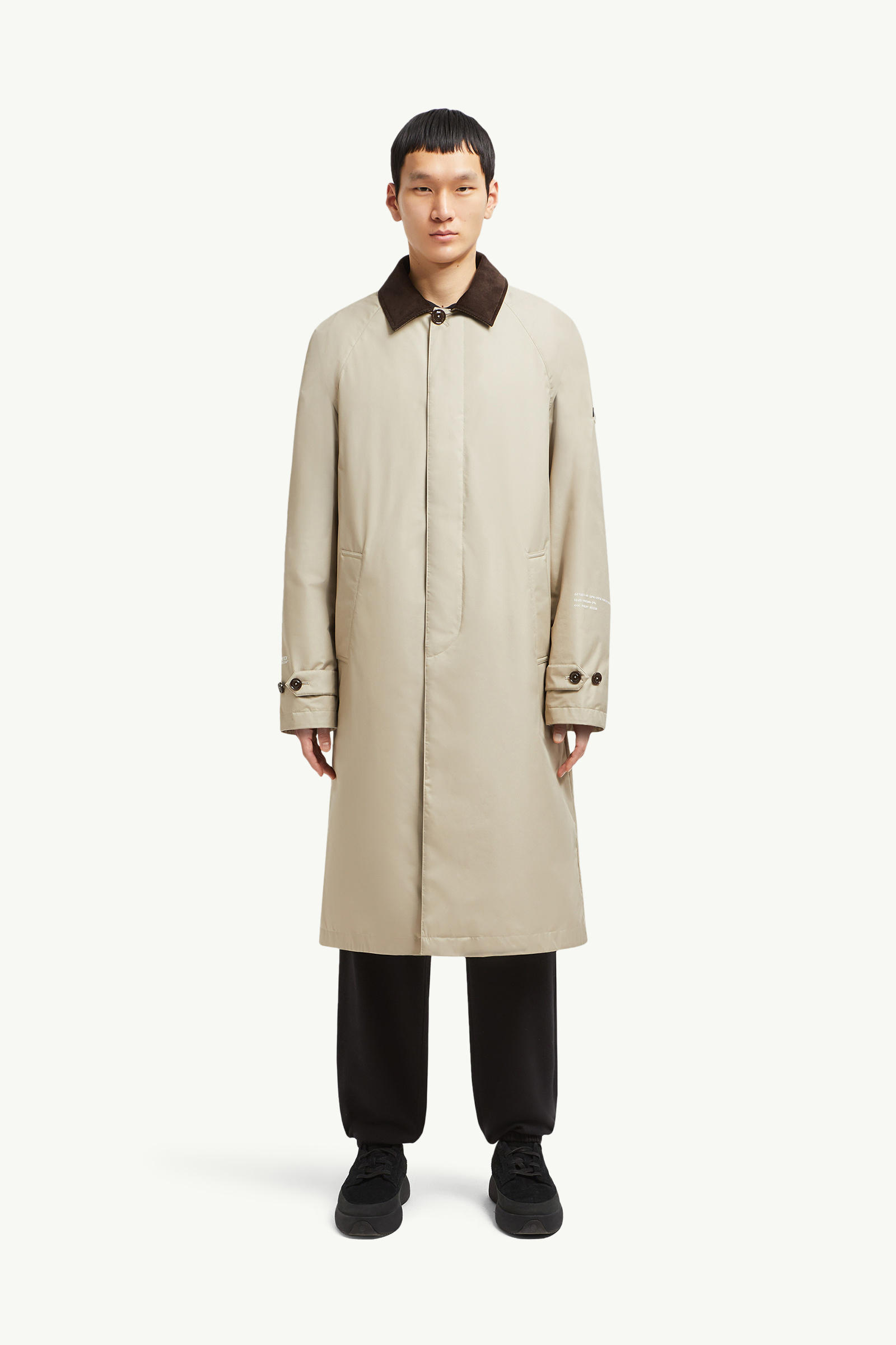 Moncler x FRGMT Nabeh GORE-TEX INFINIUM™ Trench Coat Men Beige Moncler 3