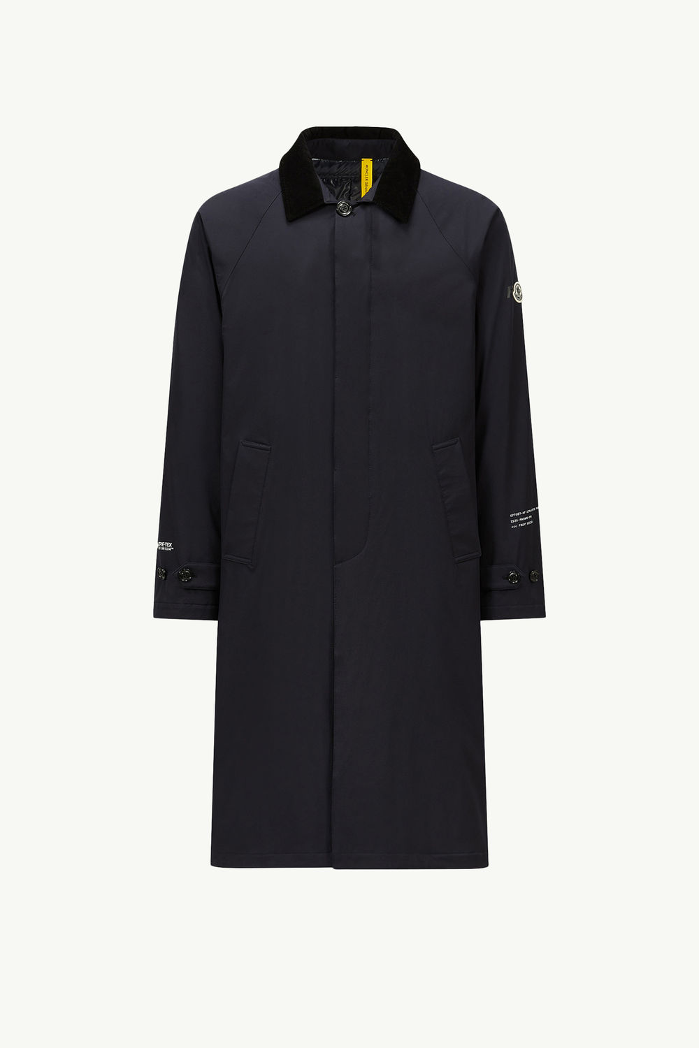 Moncler x FRGMT Nabeh GORE-TEX INFINIUM™ Trench Coat Men Navy Blue Moncler 2