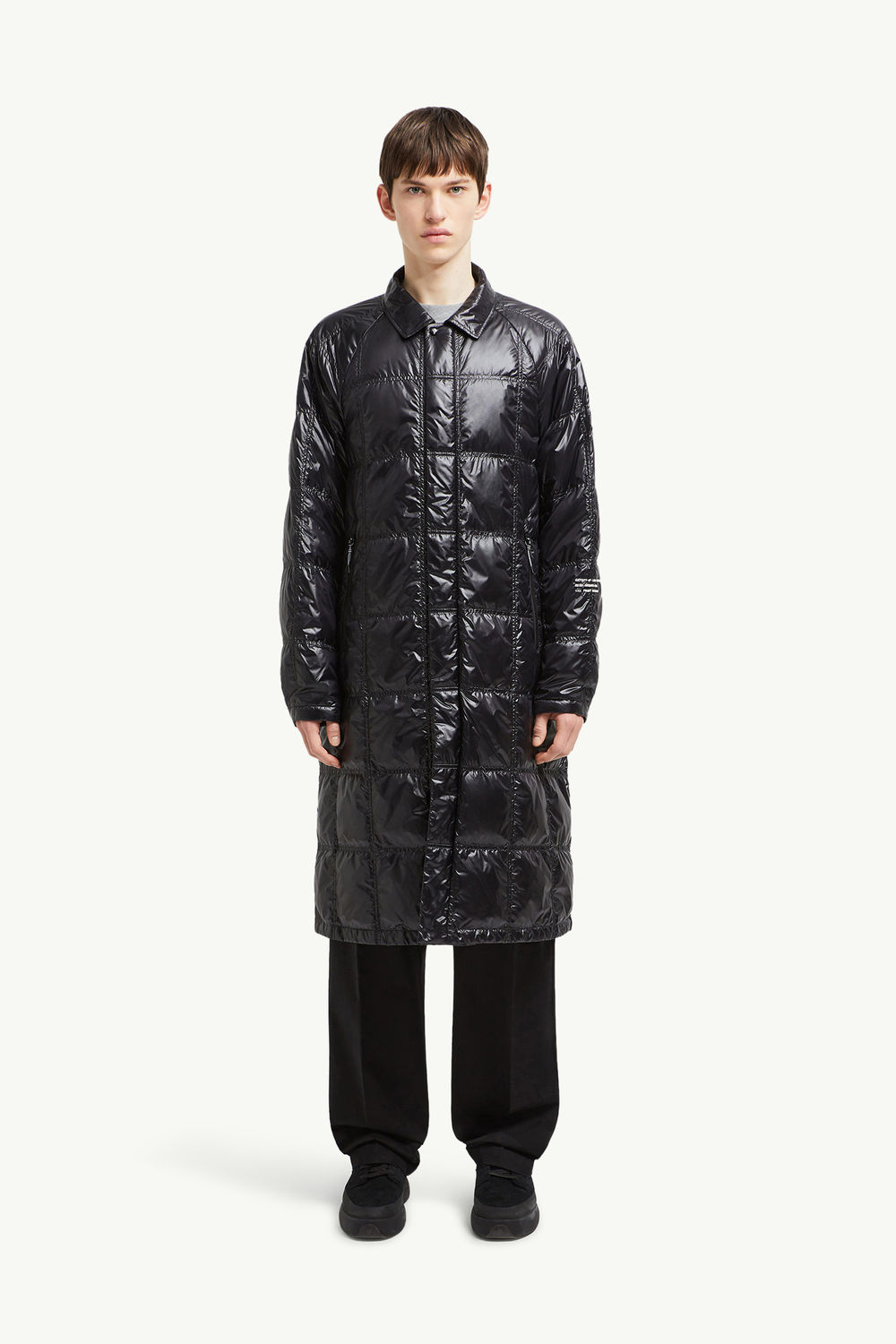Kasuf Long Down Jacket Black Moncler 3