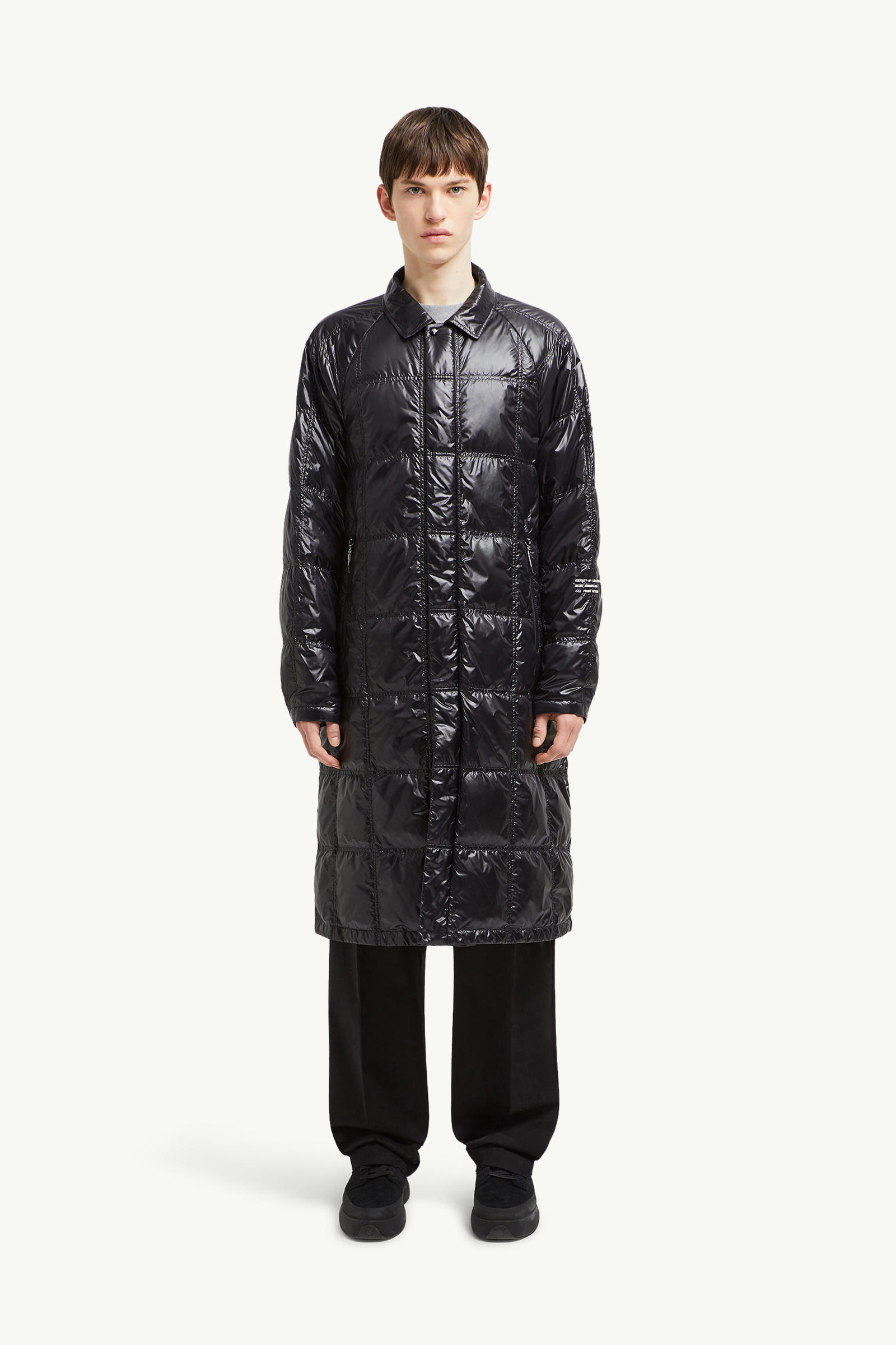 Kasuf Long Down Jacket Black Moncler 3