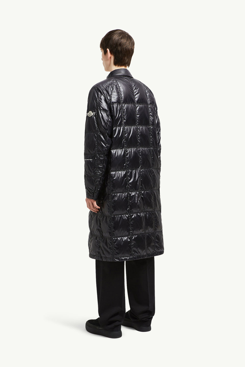 Kasuf Long Down Jacket Black Moncler 4