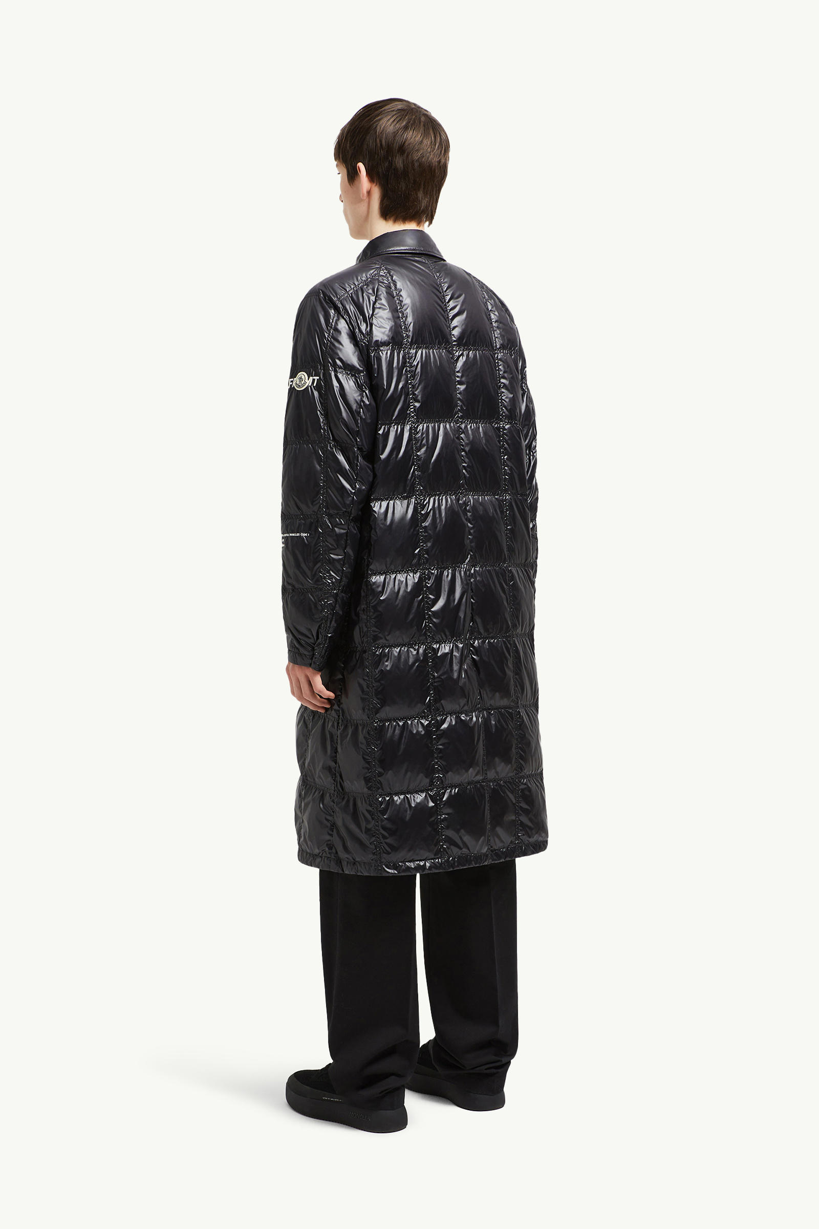Kasuf Long Down Jacket Black Moncler 4