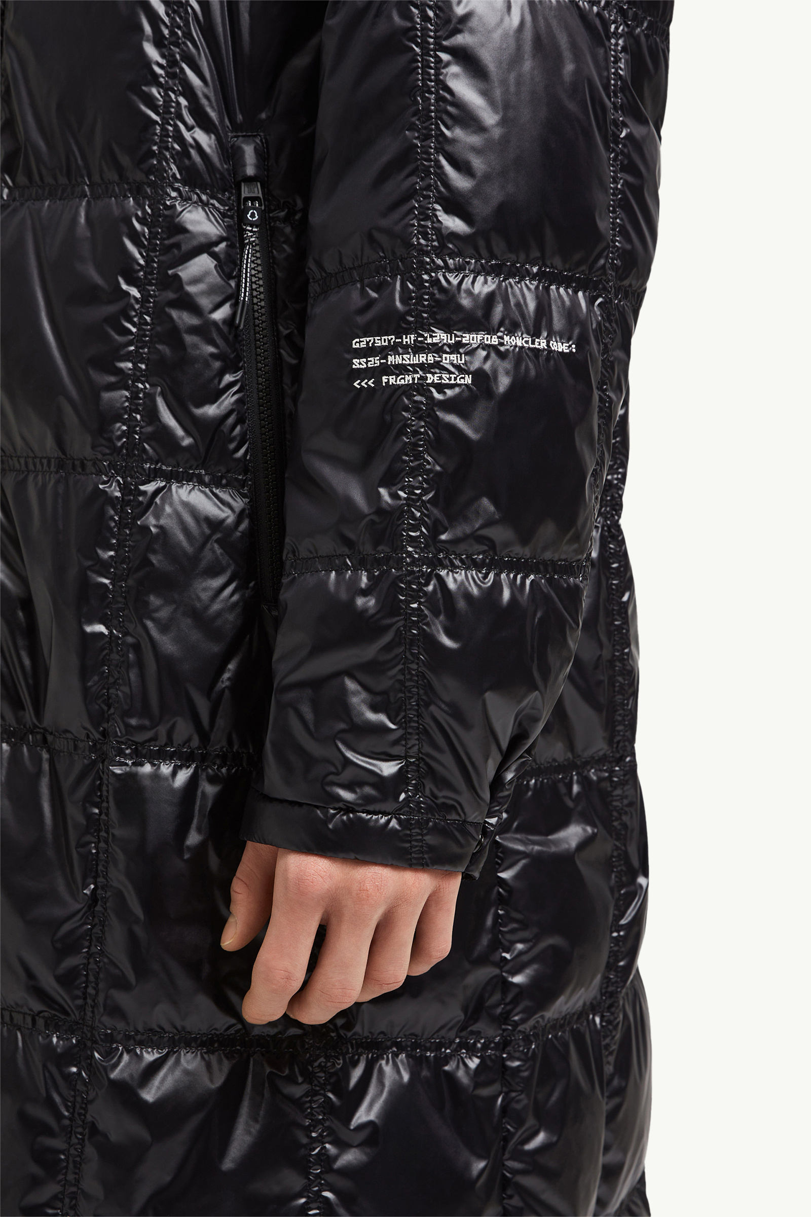 Kasuf Long Down Jacket Black Moncler 5