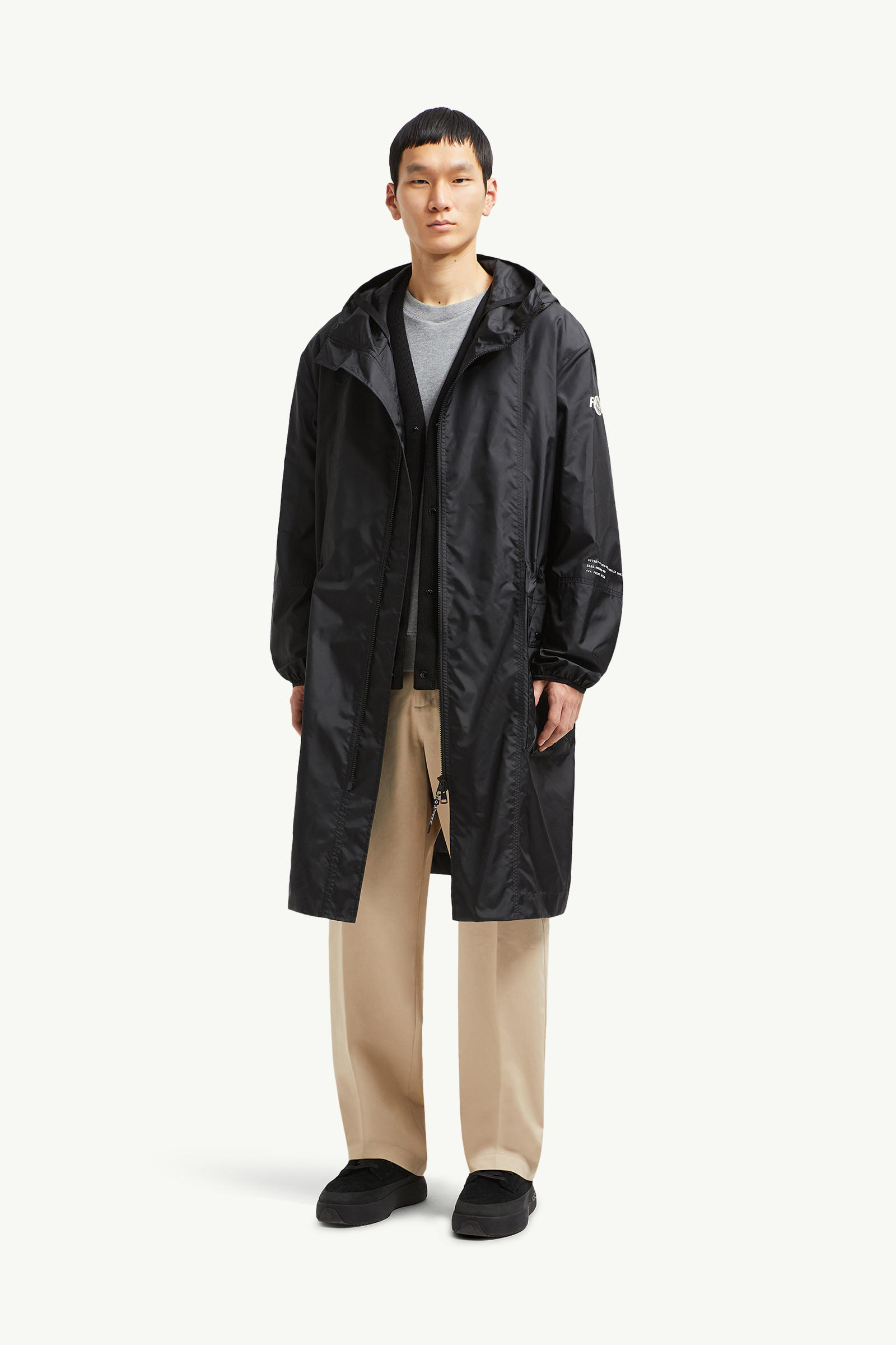 Moncler x FRGMT Ishta verstaubarer Parka mit Kapuze Herren Schwarz Moncler 0