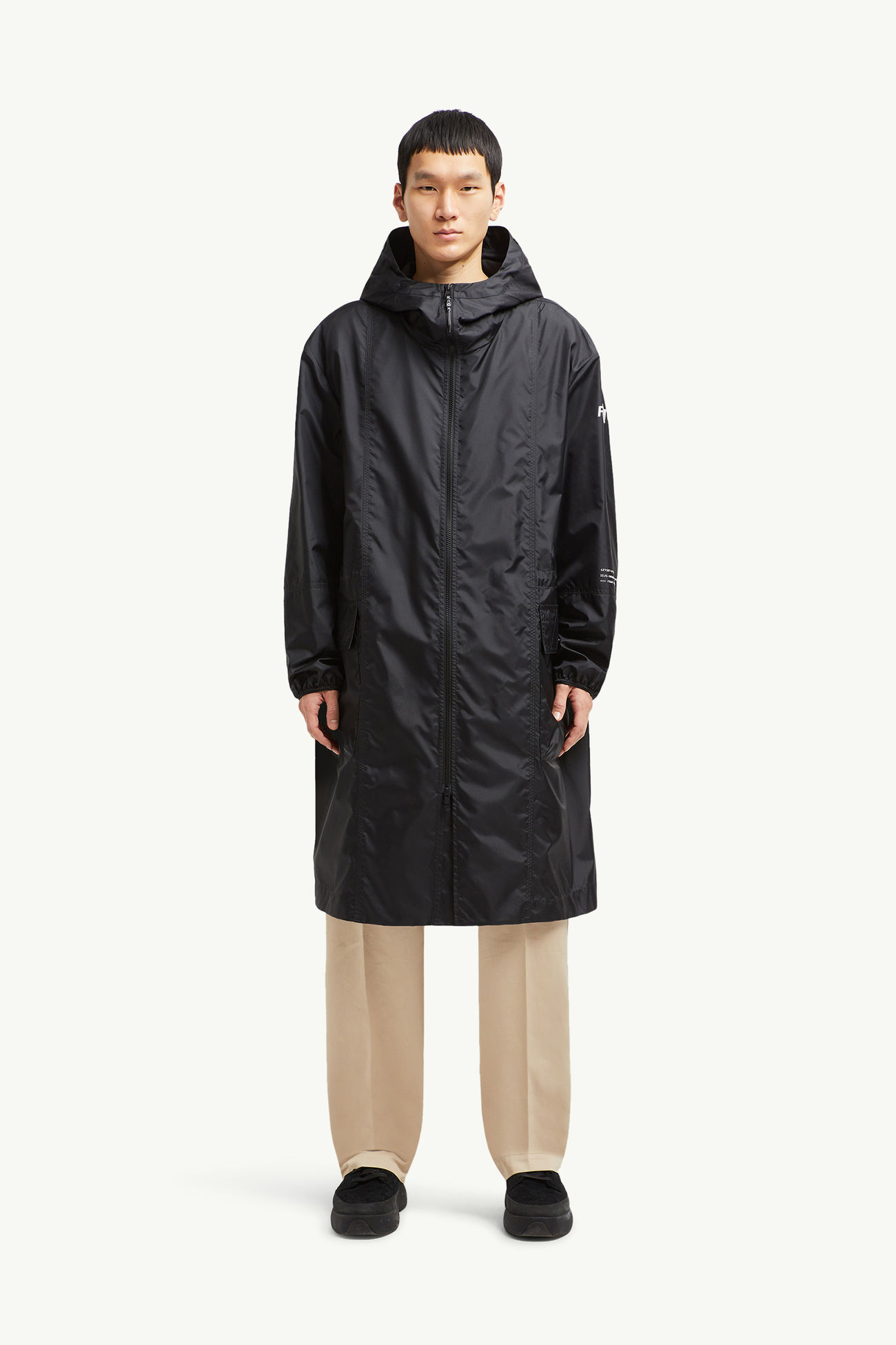 Moncler x FRGMT Ishta男士可折叠连帽派克大衣 男士 黑色 Moncler 3