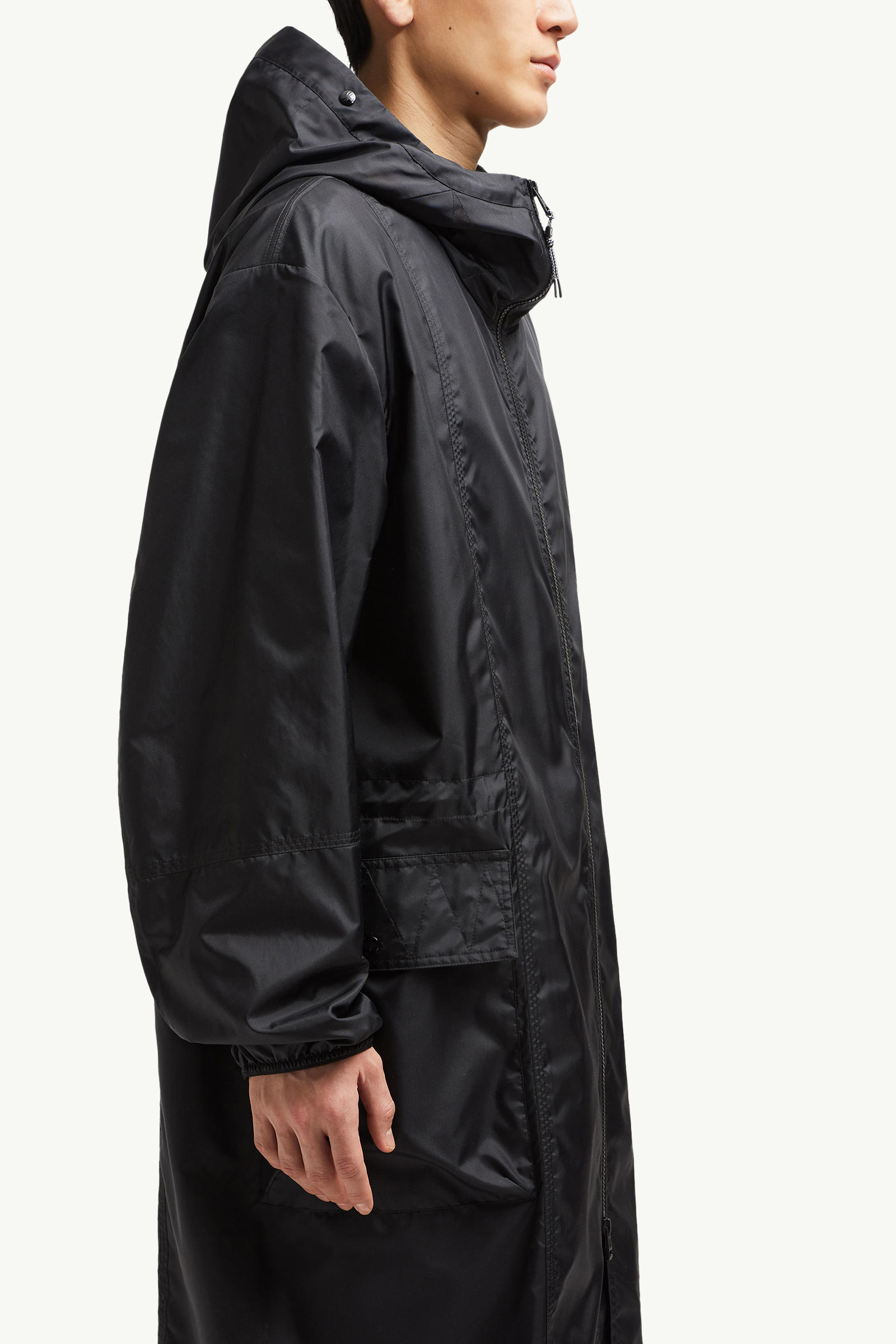 Moncler x FRGMT Ishta verstaubarer Parka mit Kapuze Herren Schwarz Moncler 6
